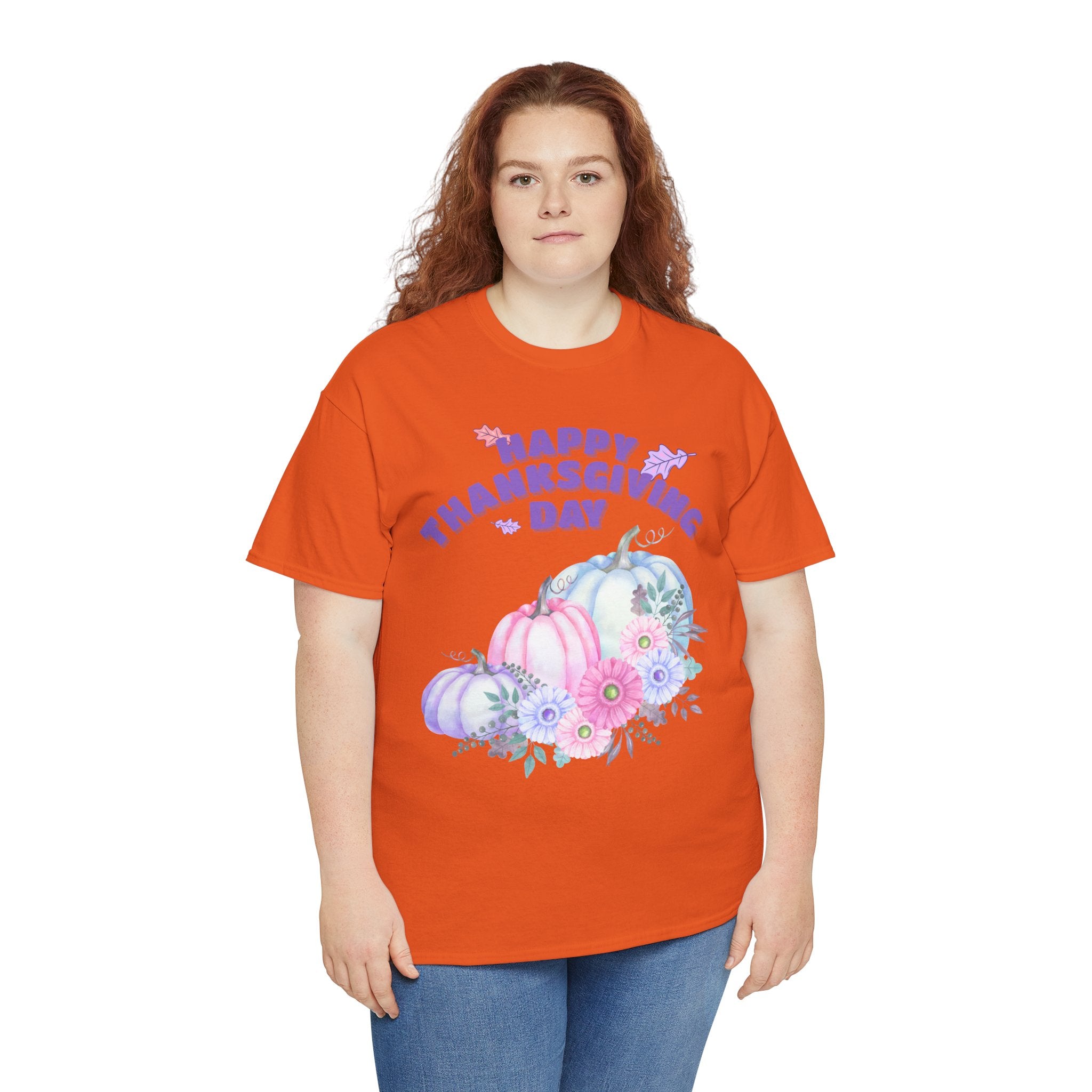 Thanksgiving Celebration Tee, Happy Thanksgiving Day Shirt, Fall T-Shirt, Holiday Gift, Unisex Cotton Top, Autumn Fashion