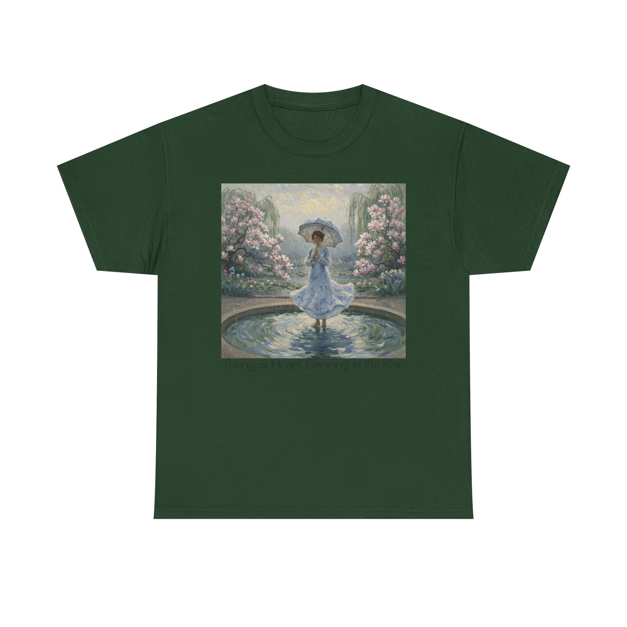 Elegant Floral Dance Unisex Tee, Casual Wear, Art Lover Gift, Spring Fashion, Unique Graphic Shirt