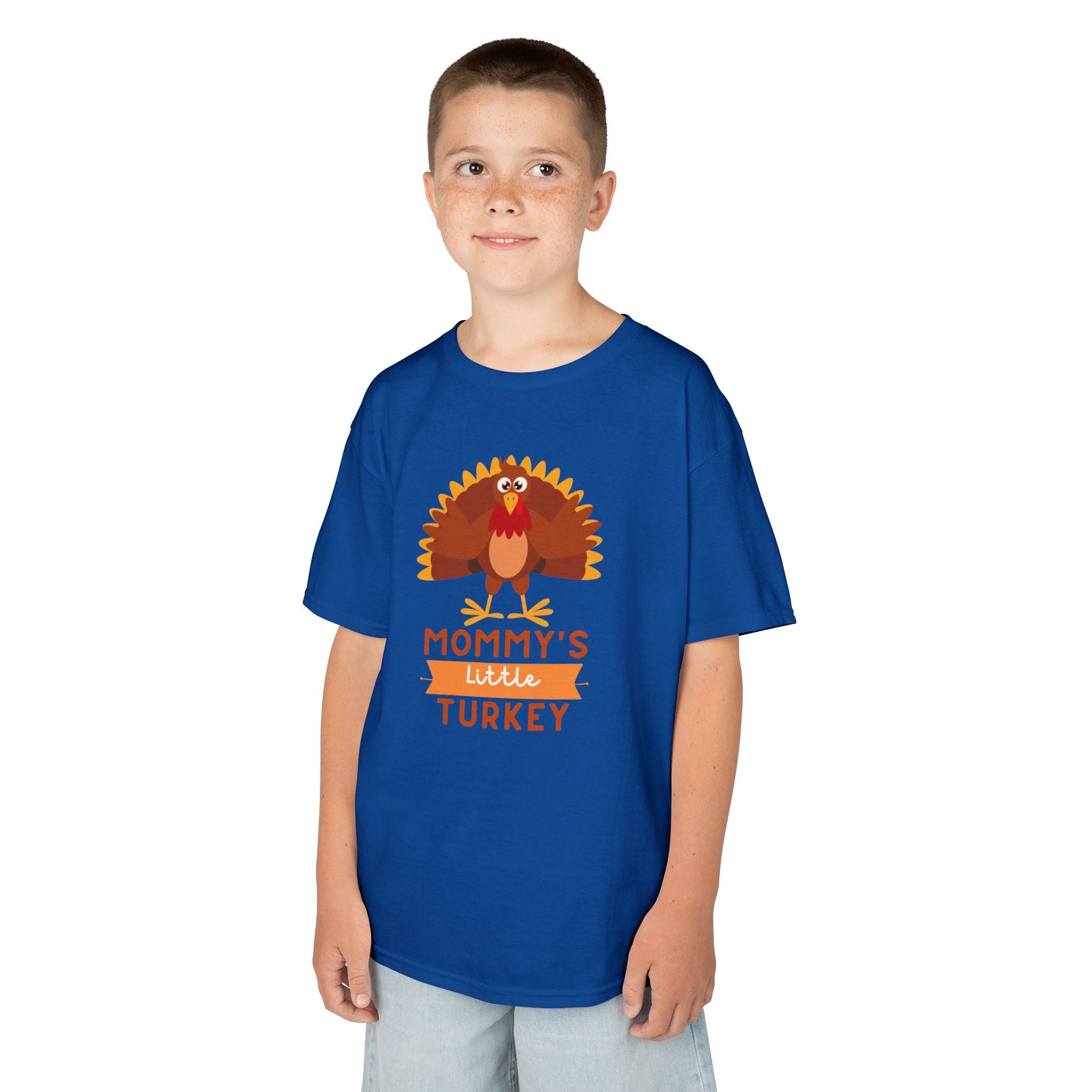 Mommy's Little Turkey Kids Tee - Thanksgiving Gift, Holiday Apparel, Cute Kids Clothing, Family Gathering, Kid's Casual Wear