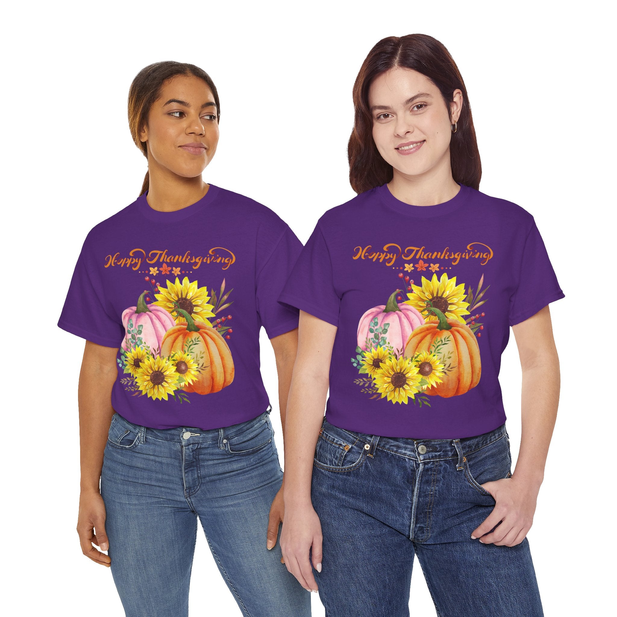 Thanksgiving T-shirts, Pumpkin Tee, Autumn Shirt, Unisex Fall Apparel, Holiday Gift, Cozy Outfit, Harvest Festival Clothing