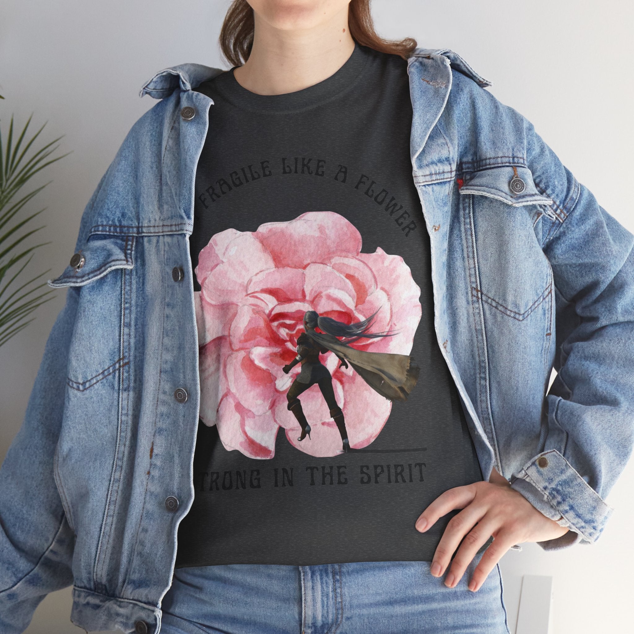 Floral Empowerment Tee, Not Fragile Like a Flower, Strong in the Spirit Shirt, Inspirational Unisex T-Shirt, Gift for Women, [...]