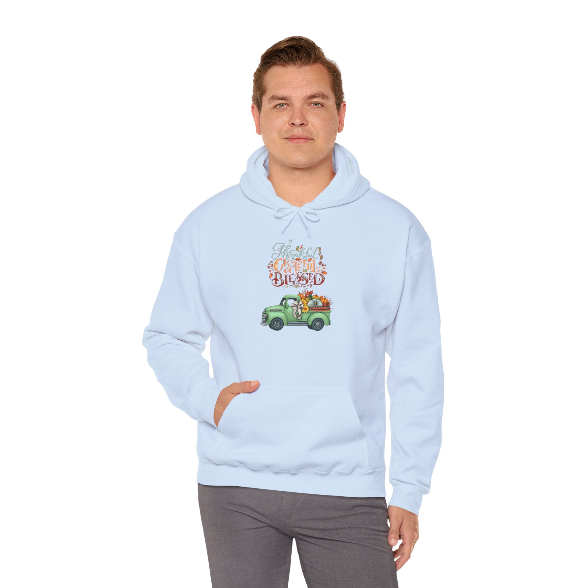 Festive Truck Sweatshirt - Cozy Holiday Hoodie, Winter Gift, Christmas Apparel, Unisex Clothing, Seasonal Fashion