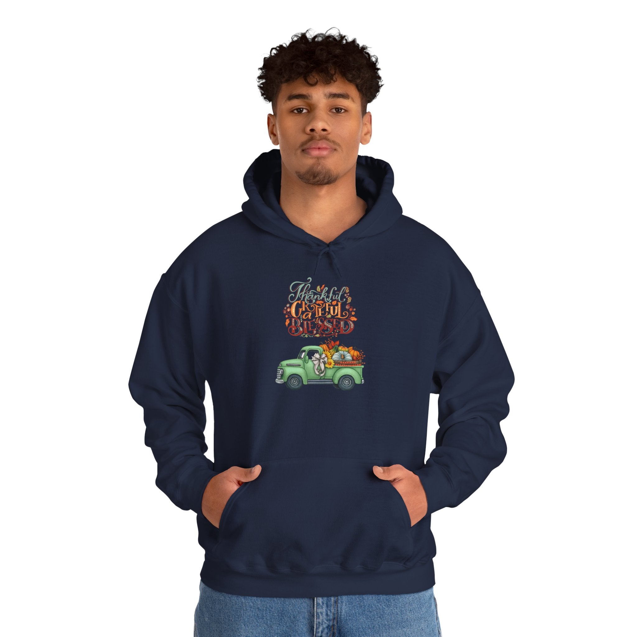 Festive Truck Sweatshirt - Cozy Holiday Hoodie, Winter Gift, Christmas Apparel, Unisex Clothing, Seasonal Fashion