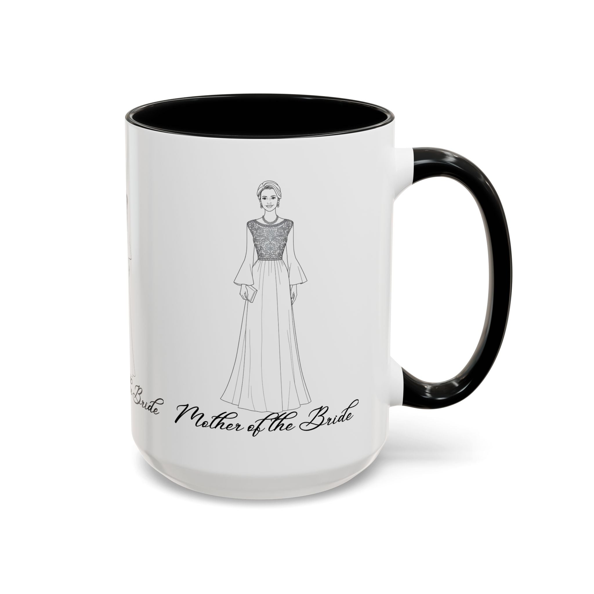 Mother of the Bride -Accent Coffee Mug (11, 15oz)