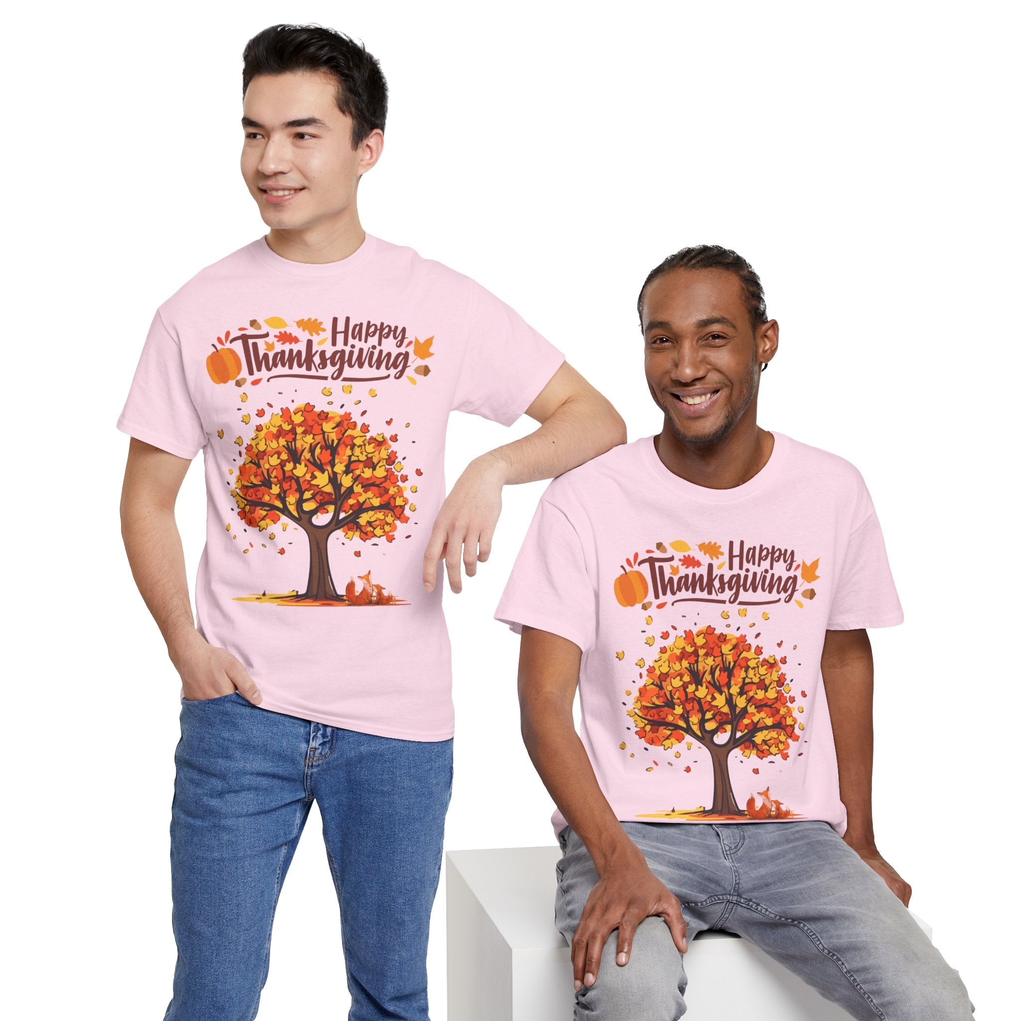 Thanksgiving Tree Tee, Autumn Shirt, Fall Apparel, Family Gathering Top, Seasonal Wear, Thanksgiving Gift