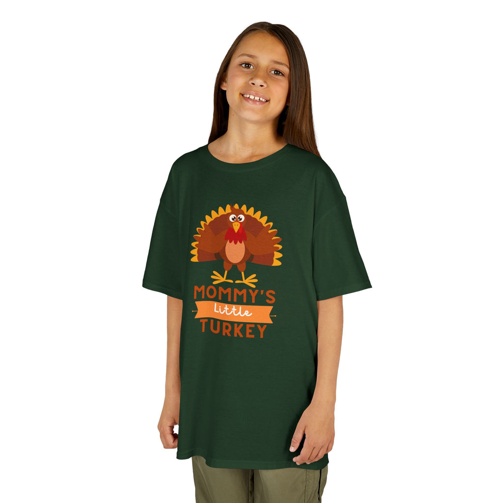 Mommy's Little Turkey Kids Tee - Thanksgiving Gift, Holiday Apparel, Cute Kids Clothing, Family Gathering, Kid's Casual Wear