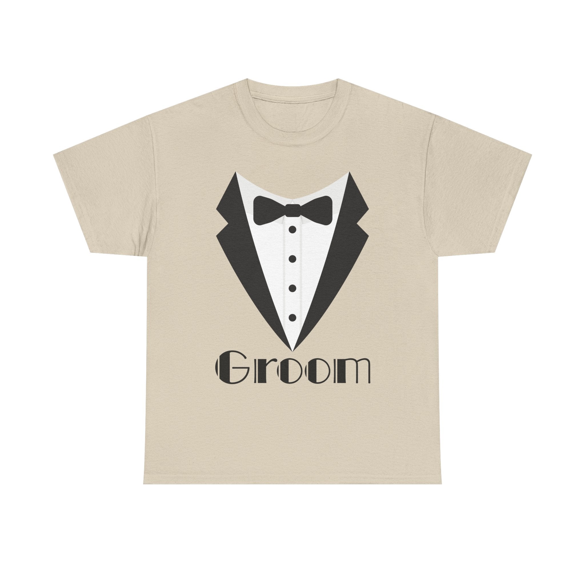 Groom T-Shirt, Unisex Heavy Cotton Tee for Weddings, Bachelor Parties, Groomsmen Gifts, Casual Wear, Bridal Showers