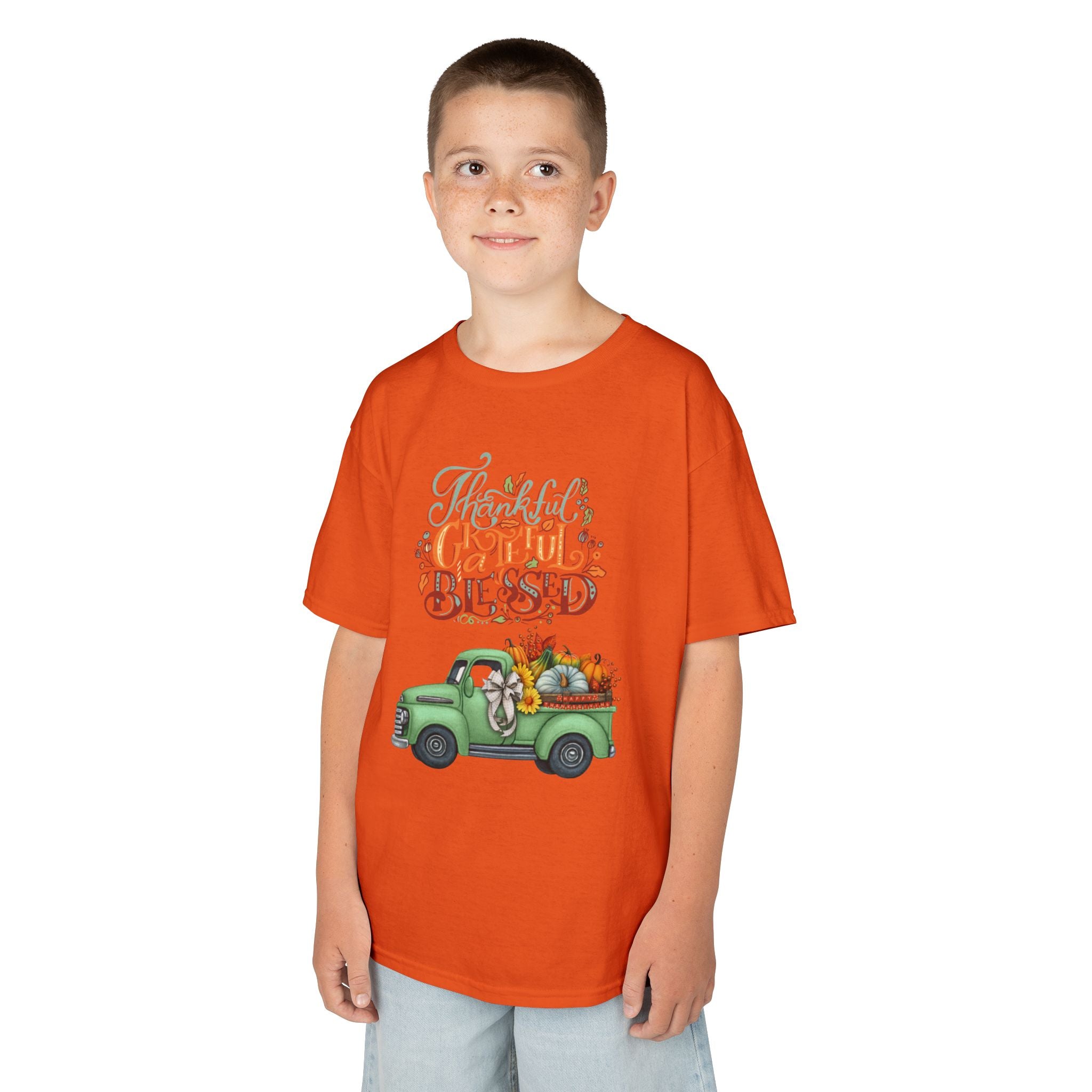 Blessed Fall Kids Tee, Adorable Autumn Shirt, Cute Harvest T-Shirt, Thanksgiving Gift for Kids, Comfy Cotton Youth Apparel