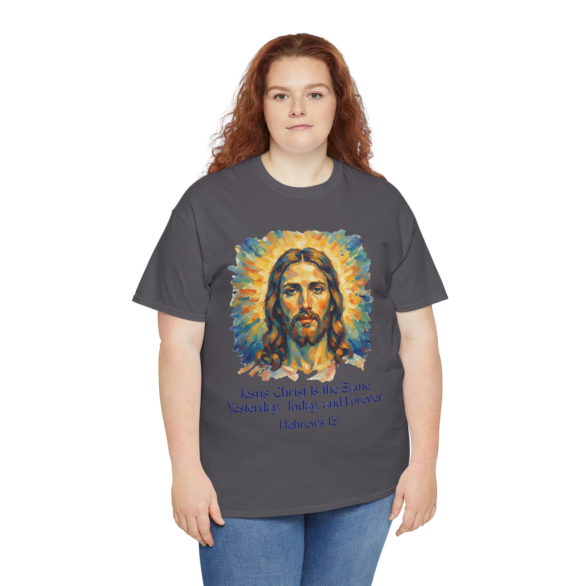 Jesus Portrait – Van Gogh Inspired Style Religious Inspirational Tee - Jesus Christ Design, Faith Shirt, Christian Clothing, Birthday Gift, Everyday Wear