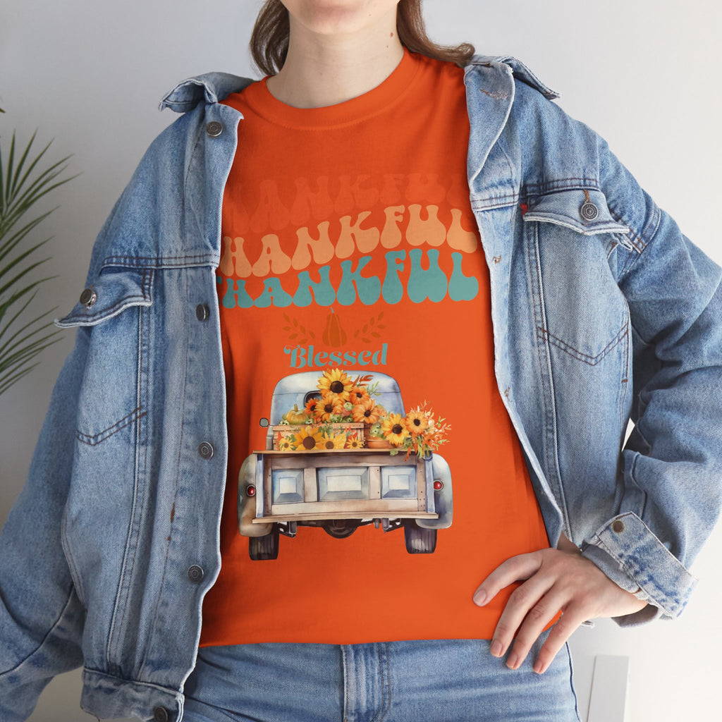 Thankful Vibes Unisex Tee - Perfect for Thanksgiving, Gratitude, Casual Wear, Gifts, Summer Days
