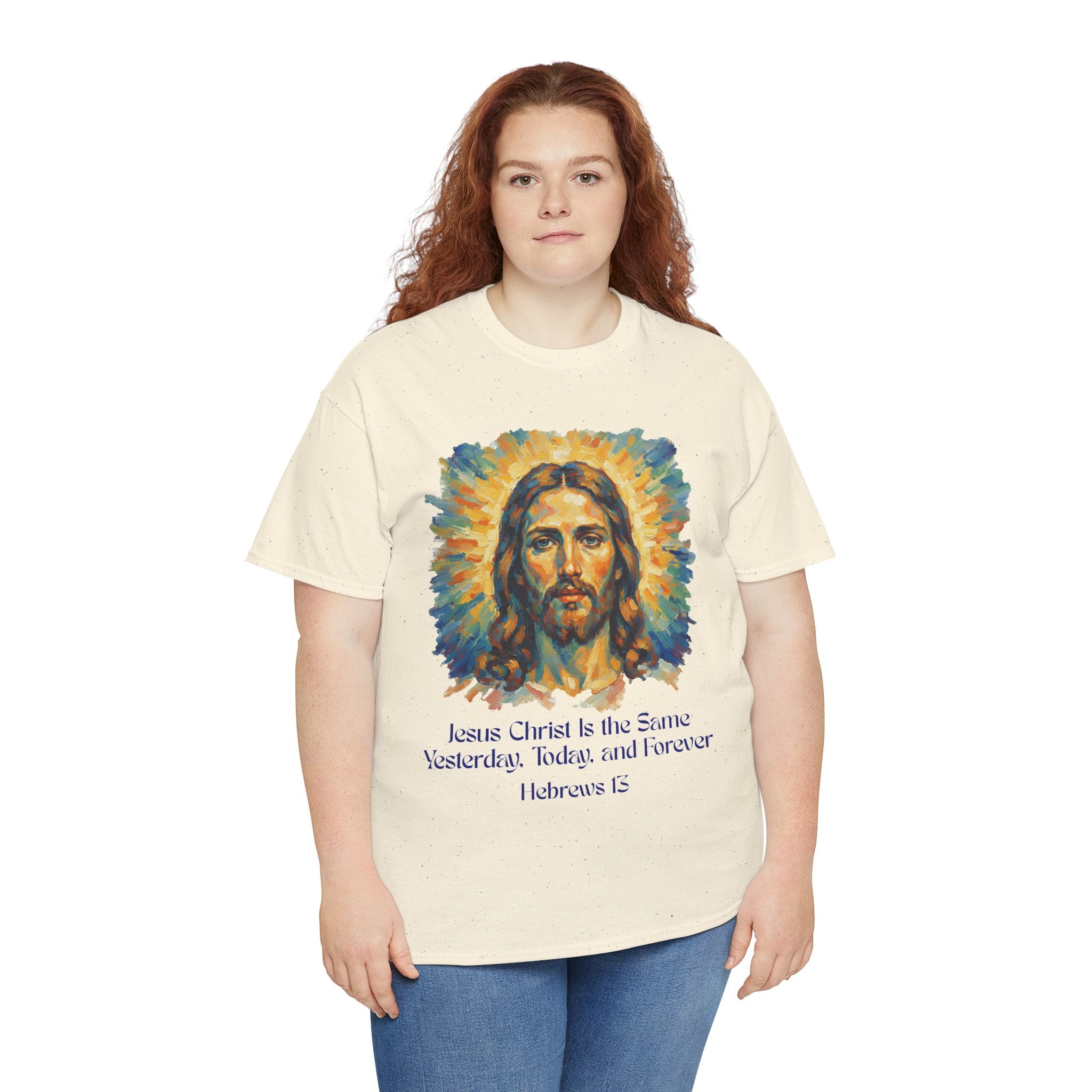 Jesus Portrait – Van Gogh Inspired Style Religious Inspirational Tee - Jesus Christ Design, Faith Shirt, Christian Clothing, Birthday Gift, Everyday Wear