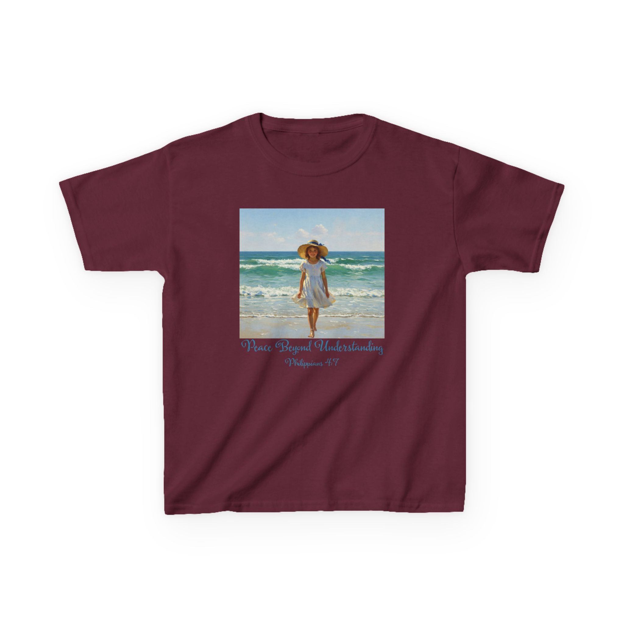 Whimsical Beach Fun Kids Tee, Summer Shirt, Beach Day Tee, Vacation Outfit, Cute Kids Clothing