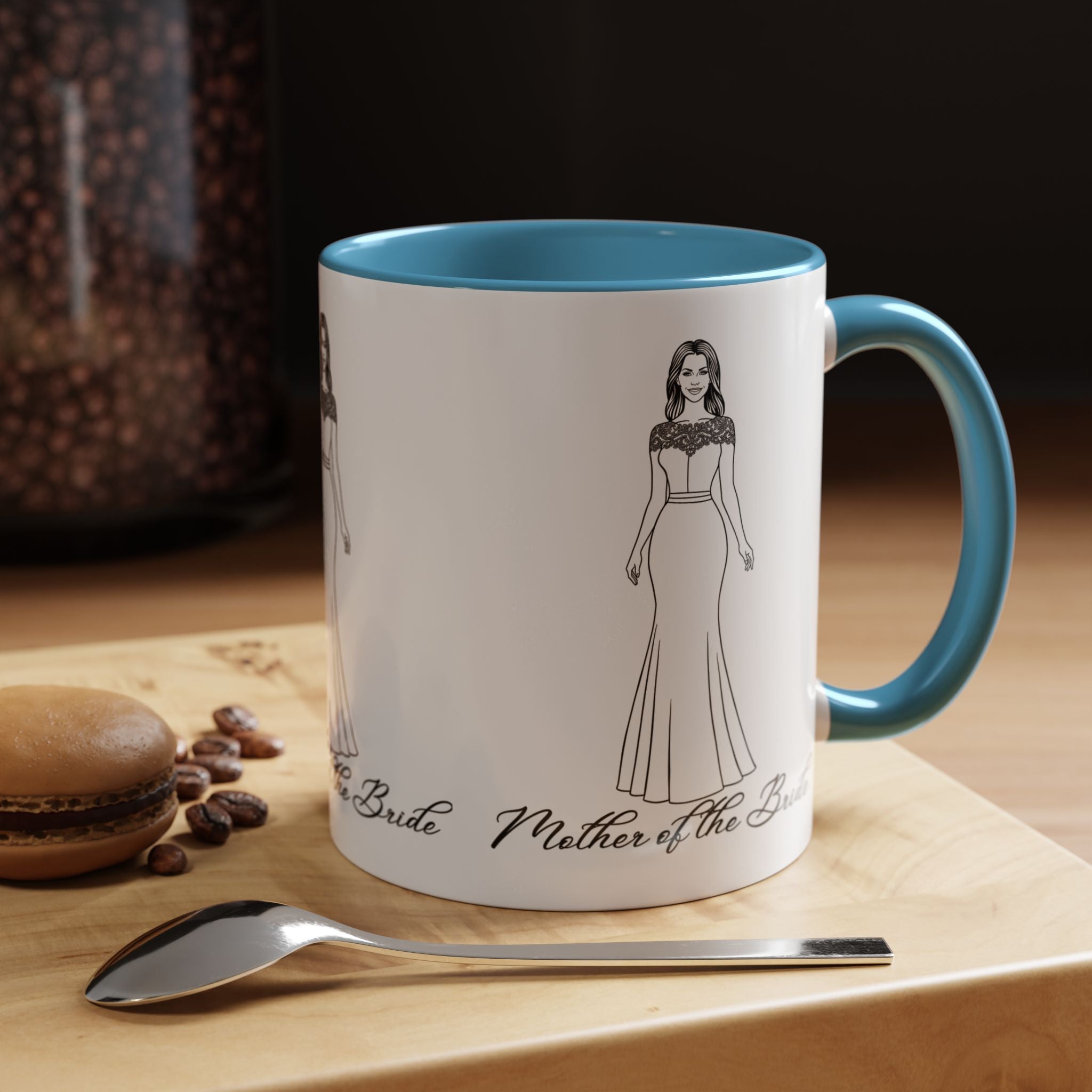 The Mother of the Bride- Accent Coffee Mug (11, 15oz)