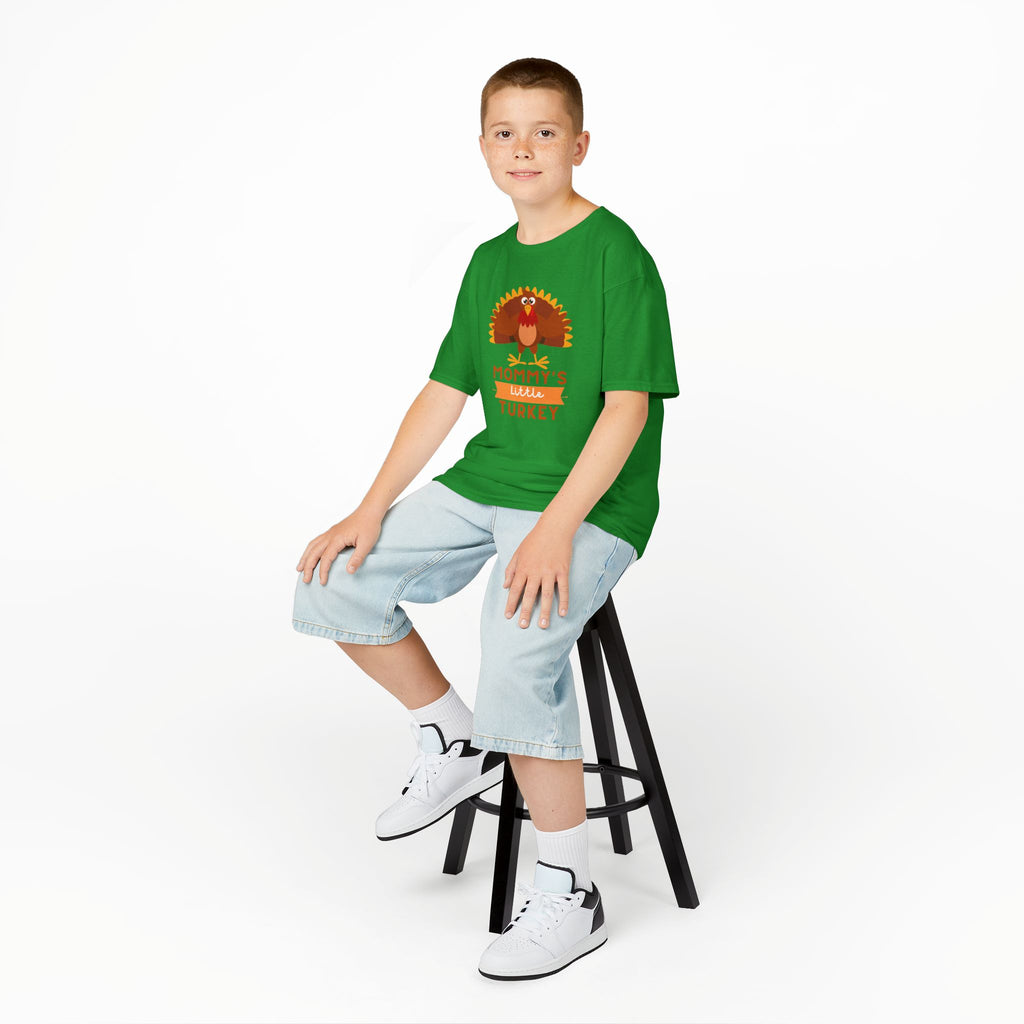Mommy's Little Turkey Kids Tee - Thanksgiving Gift, Holiday Apparel, Cute Kids Clothing, Family Gathering, Kid's Casual Wear