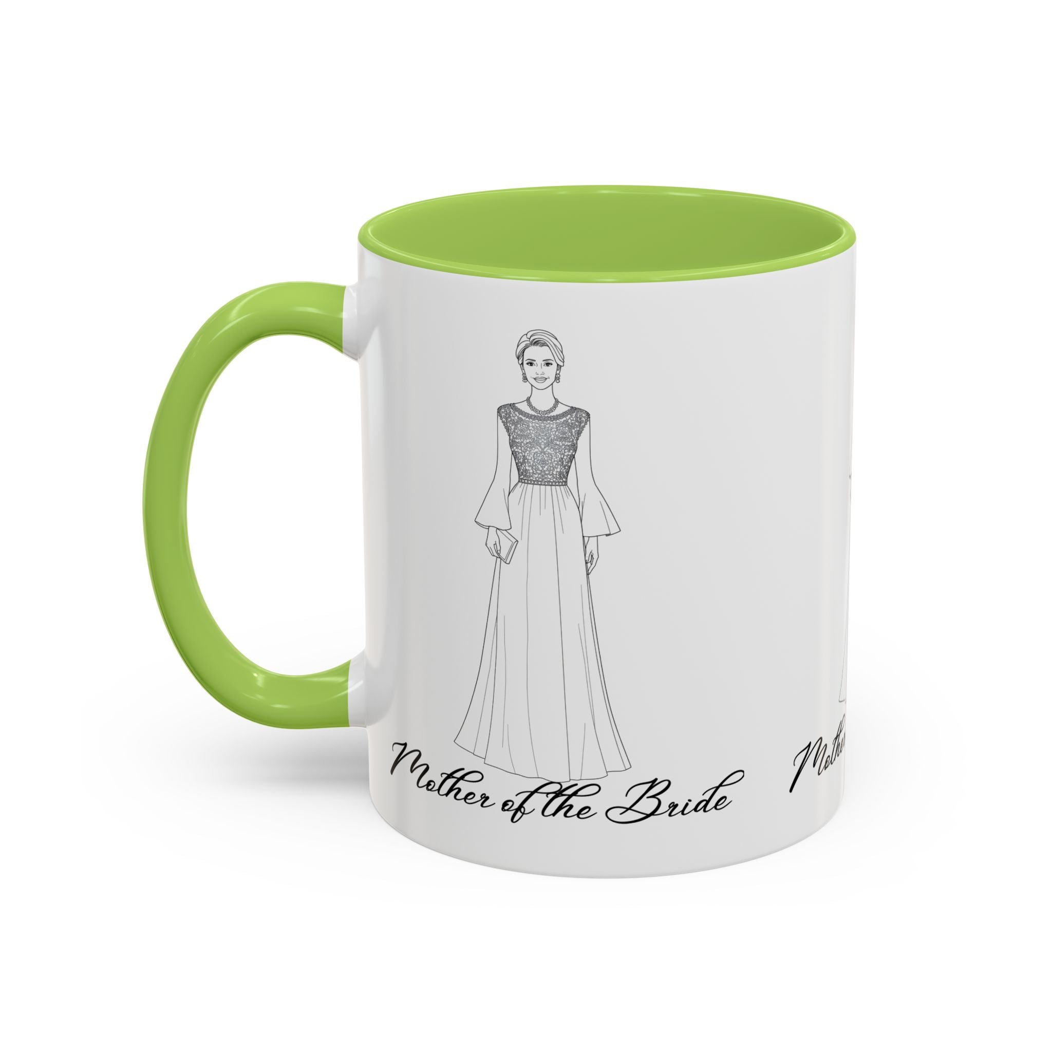 Mother of the Bride -Accent Coffee Mug (11, 15oz)