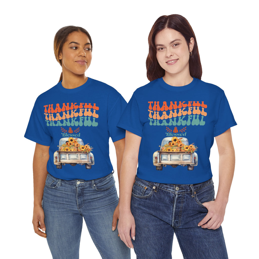 Thankful Vibes Unisex Tee - Perfect for Thanksgiving, Gratitude, Casual Wear, Gifts, Summer Days
