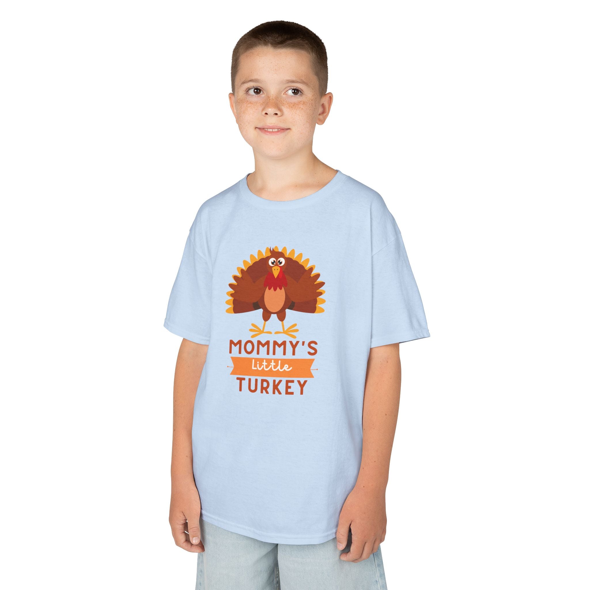 Mommy's Little Turkey Kids Tee - Thanksgiving Gift, Holiday Apparel, Cute Kids Clothing, Family Gathering, Kid's Casual Wear