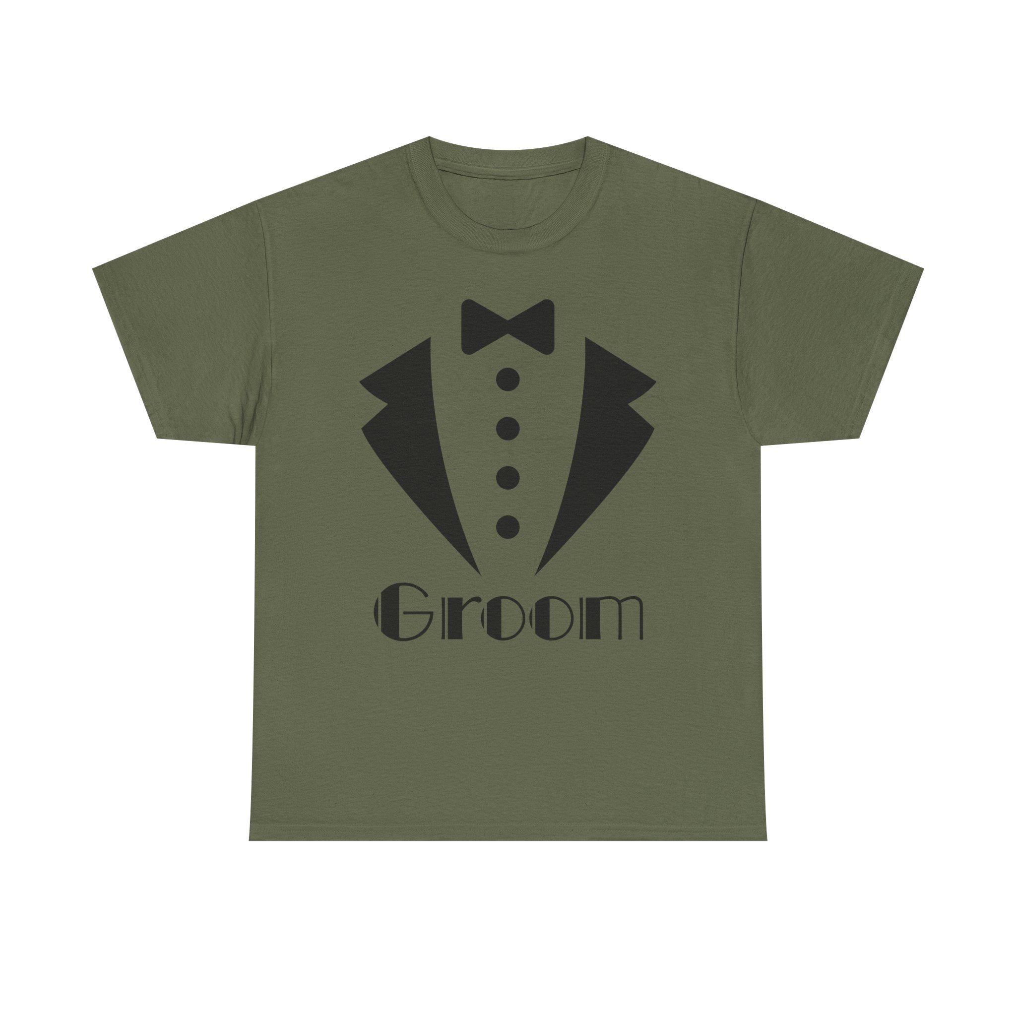 Groom T-Shirt - Unisex Heavy Cotton Tee for Weddings, Bachelor Parties, Groomsmen Gifts, Engagements, Bridal Showers