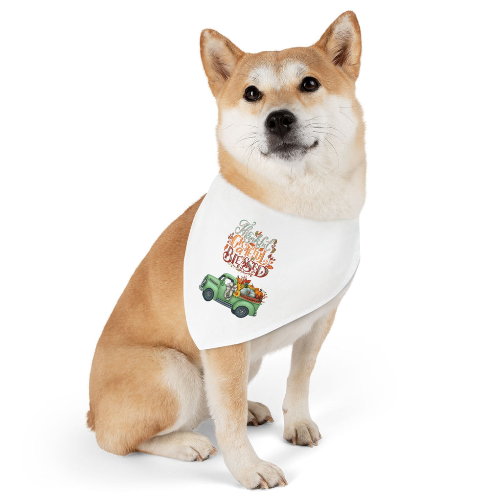 Large- Pet Bandana Collar, Dog Accessories, Holiday Pet Gear, Gifts for Pet Lovers, Seasonal Dog Bandana, Fall Pet Fashion, Thanksgiving Pet Wear-Size S-XL let us know!