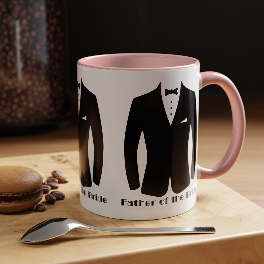 Father of the Bride Mug  11, 15oz| Wedding Day Gift | Elegant Keepsake for Dad
