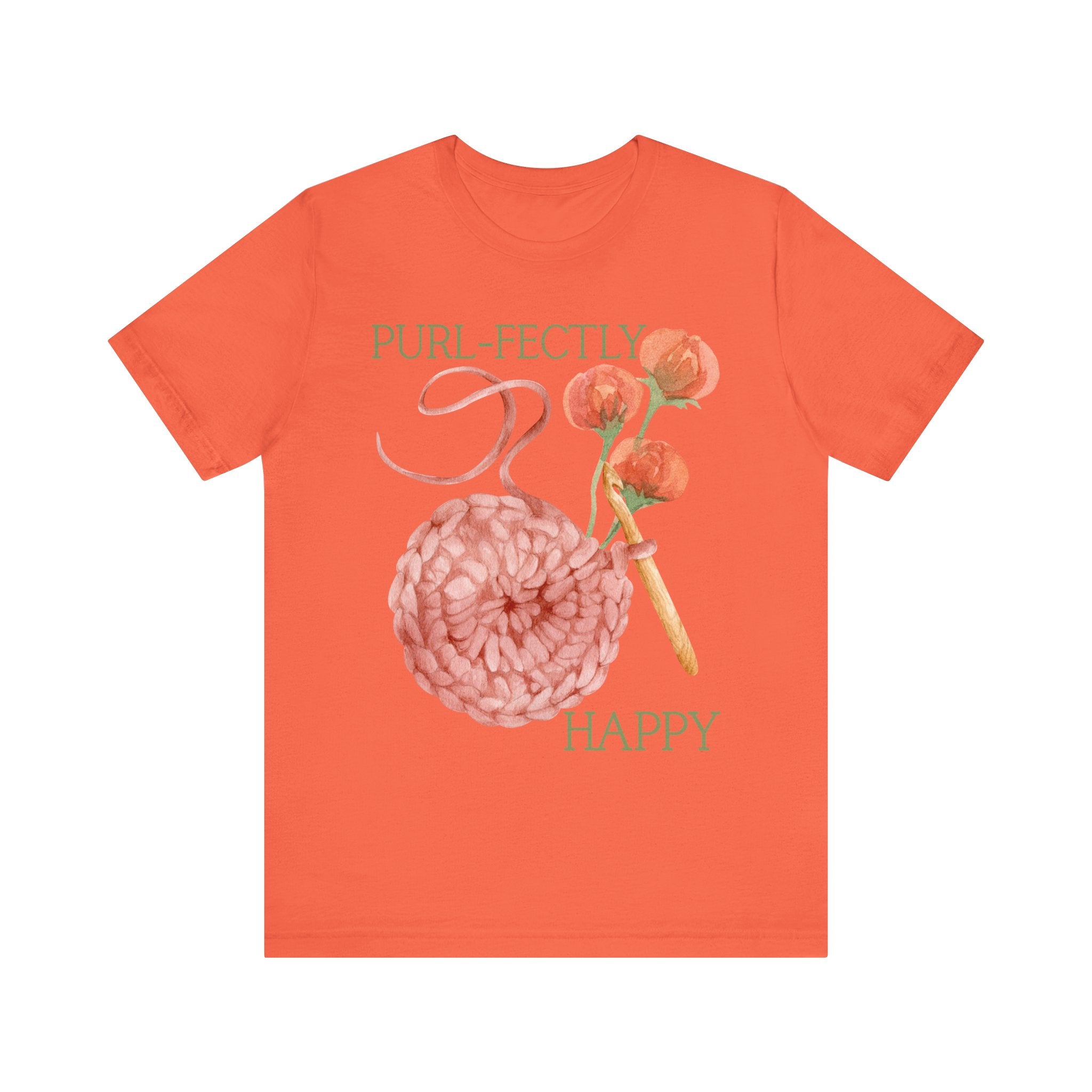 Purl-fectly Happy Crafting Joy Tee -Unisex Short Sleeve Shirt