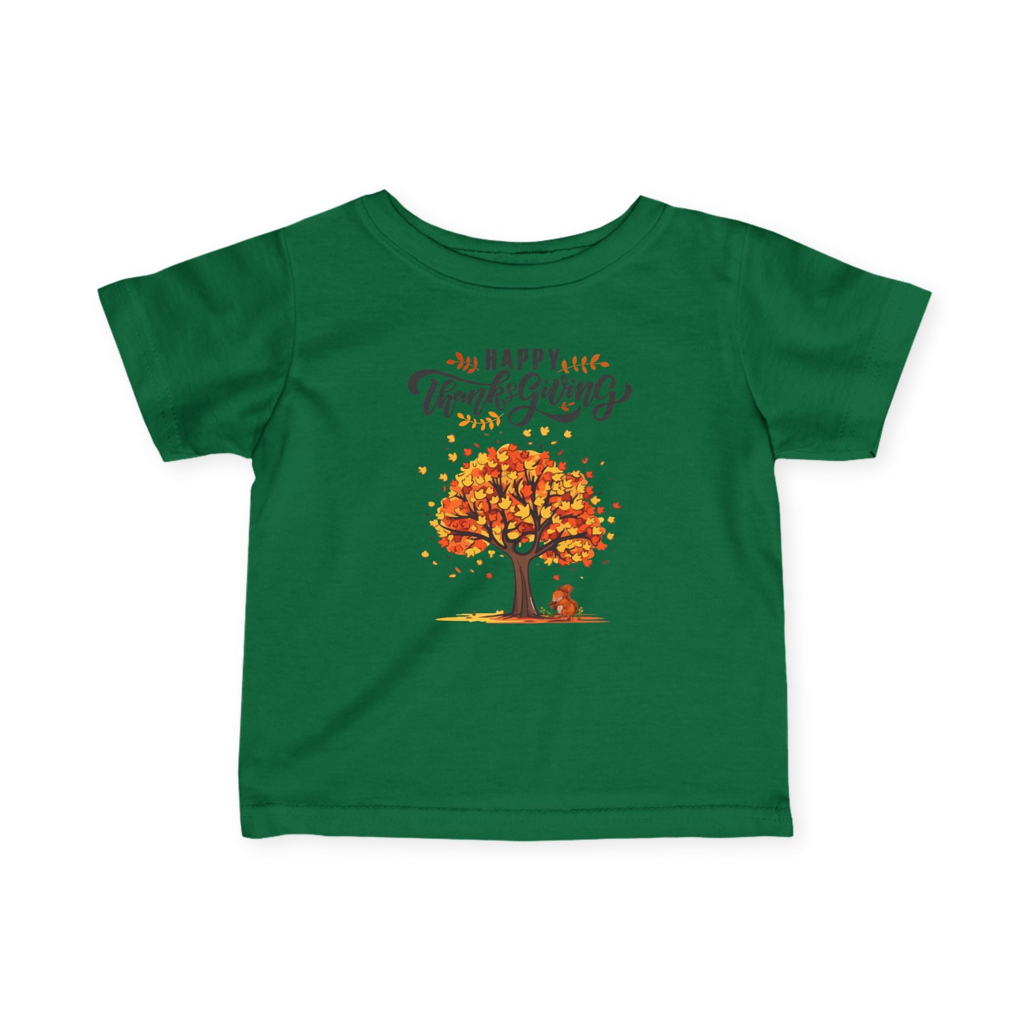 Thanksgiving Infant Tee, Cute Baby Shirt, Fall Baby Clothes, Happy Thanksgiving T-Shirt, Autumn Baby Outfit, Toddler Apparel