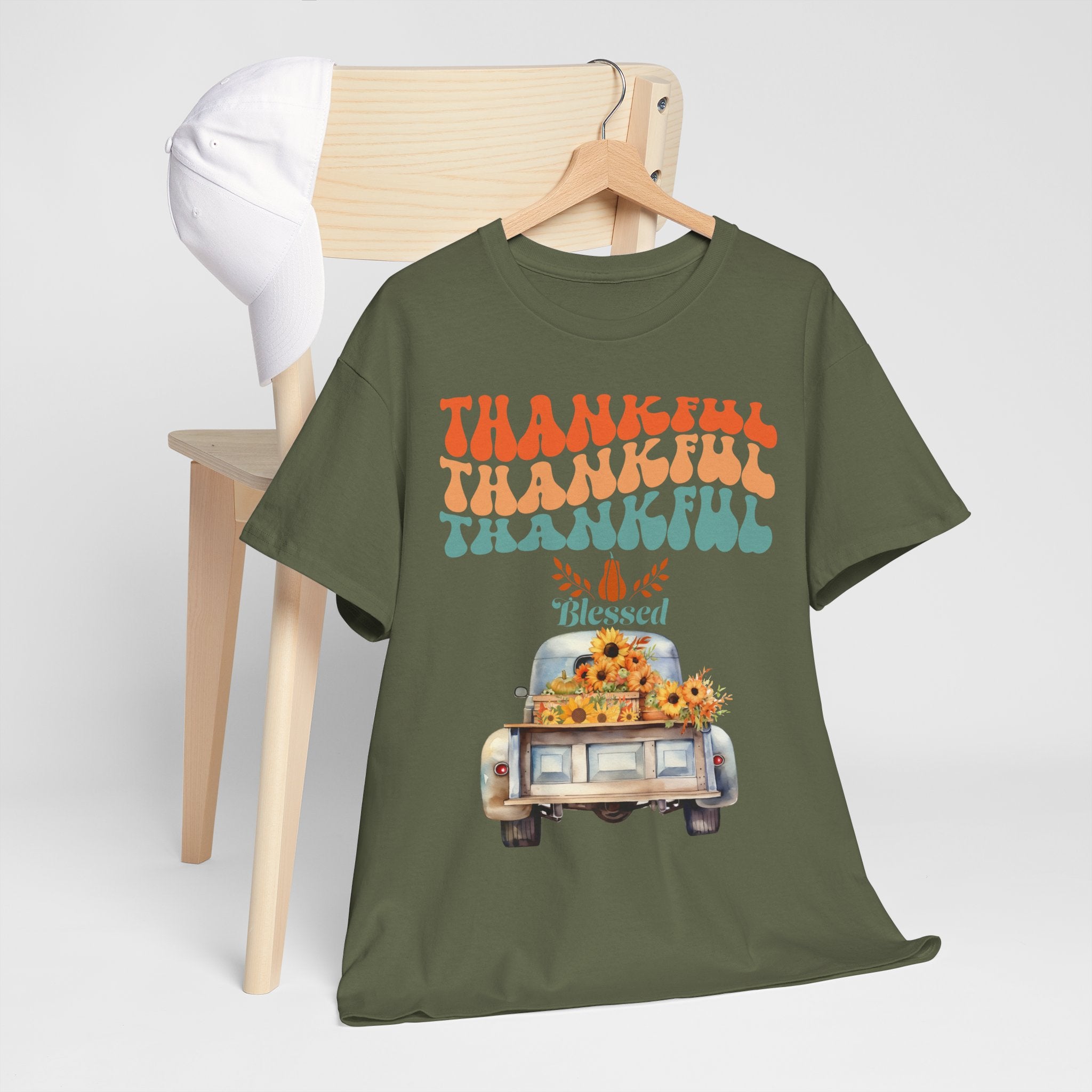 Thankful Vibes Unisex Tee - Perfect for Thanksgiving, Gratitude, Casual Wear, Gifts, Summer Days