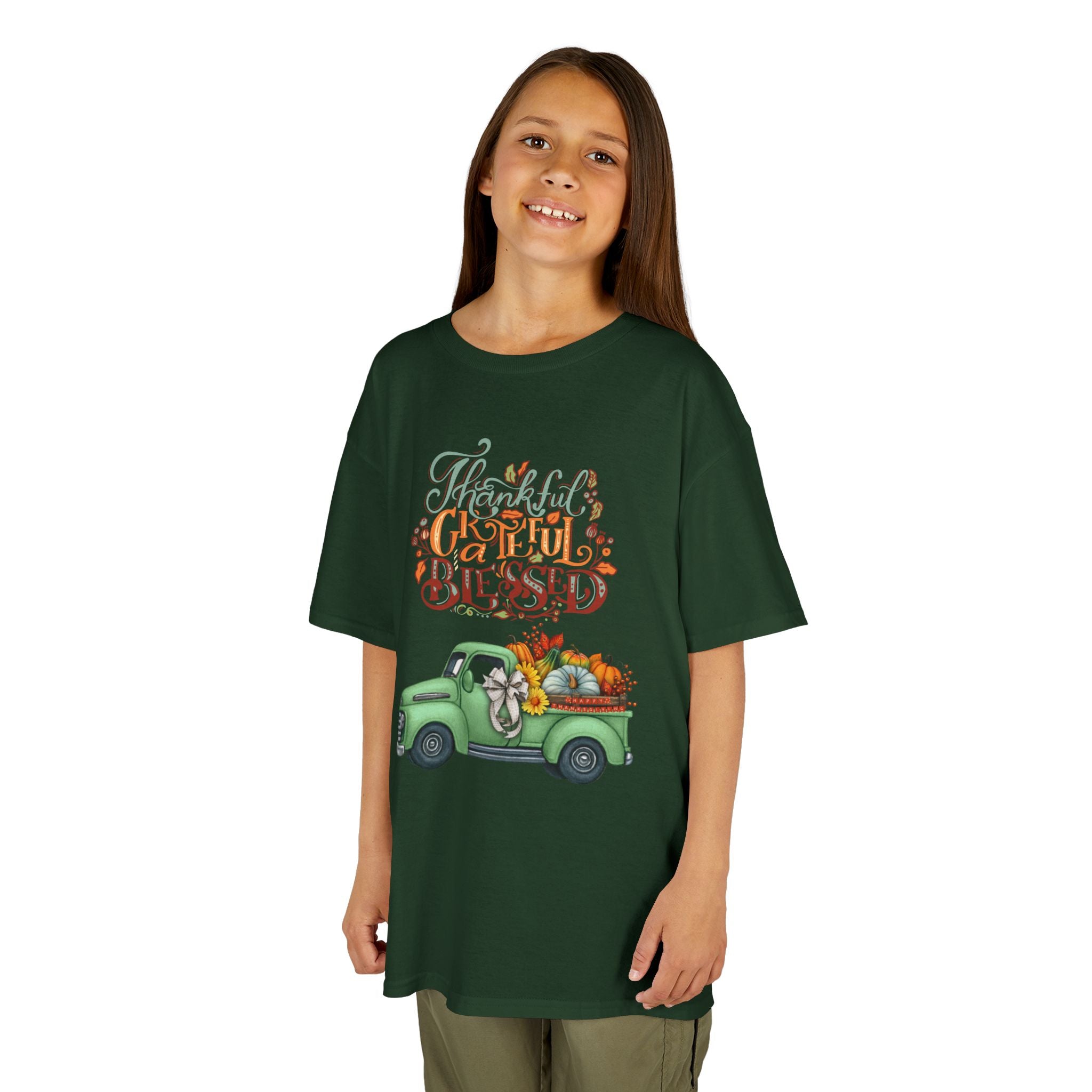 Blessed Fall Kids Tee, Adorable Autumn Shirt, Cute Harvest T-Shirt, Thanksgiving Gift for Kids, Comfy Cotton Youth Apparel