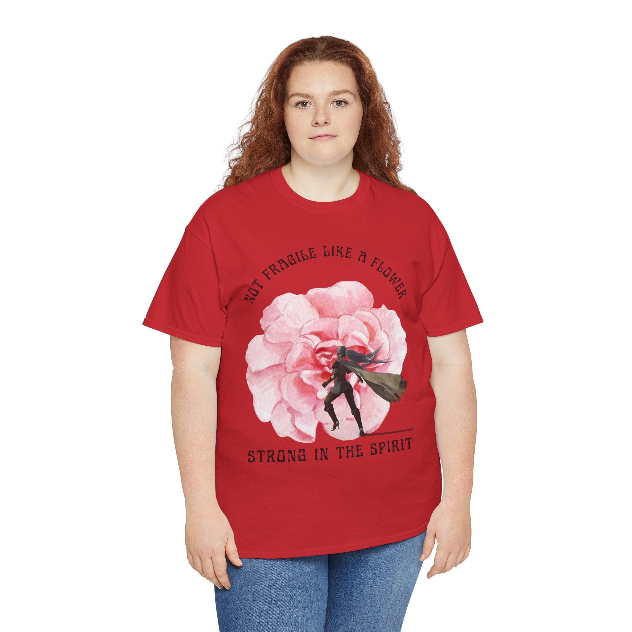 Floral Empowerment Tee, Not Fragile Like a Flower, Strong in the Spirit Shirt, Inspirational Unisex T-Shirt, Gift for Women, [...]