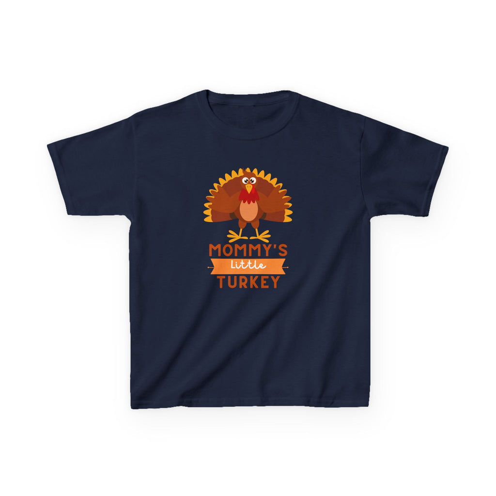 Mommy's Little Turkey Kids Tee - Thanksgiving Gift, Holiday Apparel, Cute Kids Clothing, Family Gathering, Kid's Casual Wear