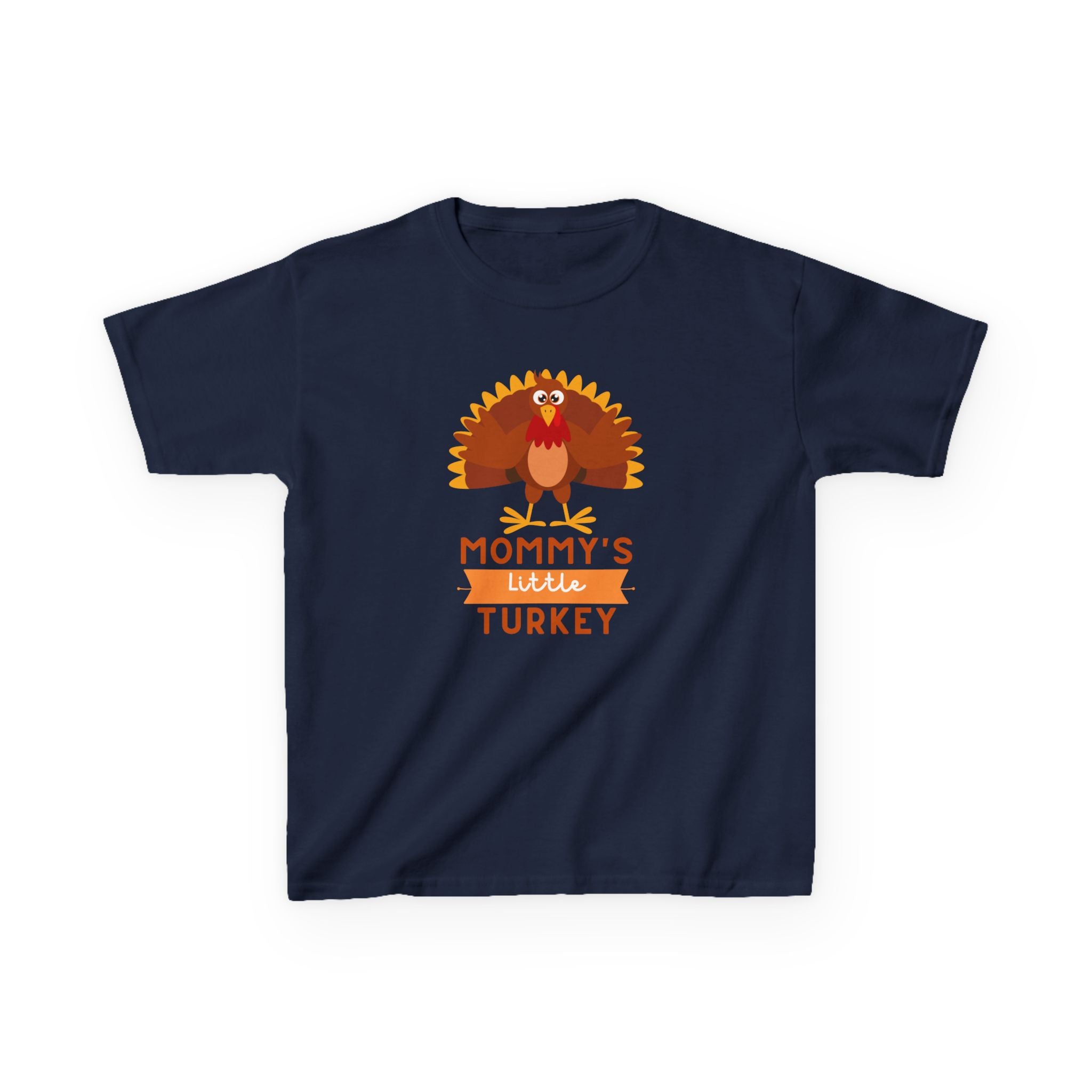 Mommy's Little Turkey Kids Tee - Thanksgiving Gift, Holiday Apparel, Cute Kids Clothing, Family Gathering, Kid's Casual Wear