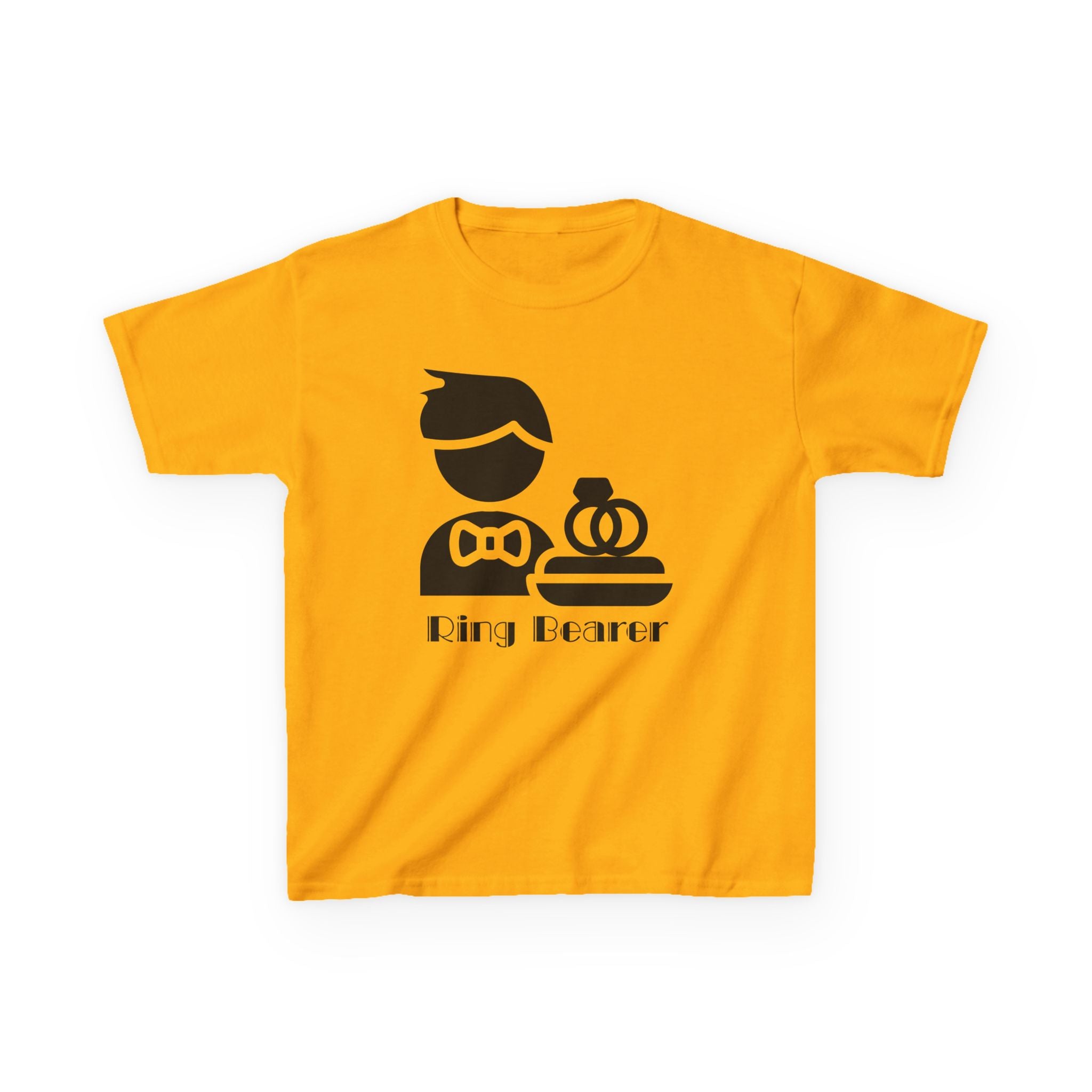 Kids Ring Bearer Tee - Perfect for Weddings, Flower Girl Outfits, Cute Kid’s Apparel, Wedding Party Shirts, Kids Event T-Shirt