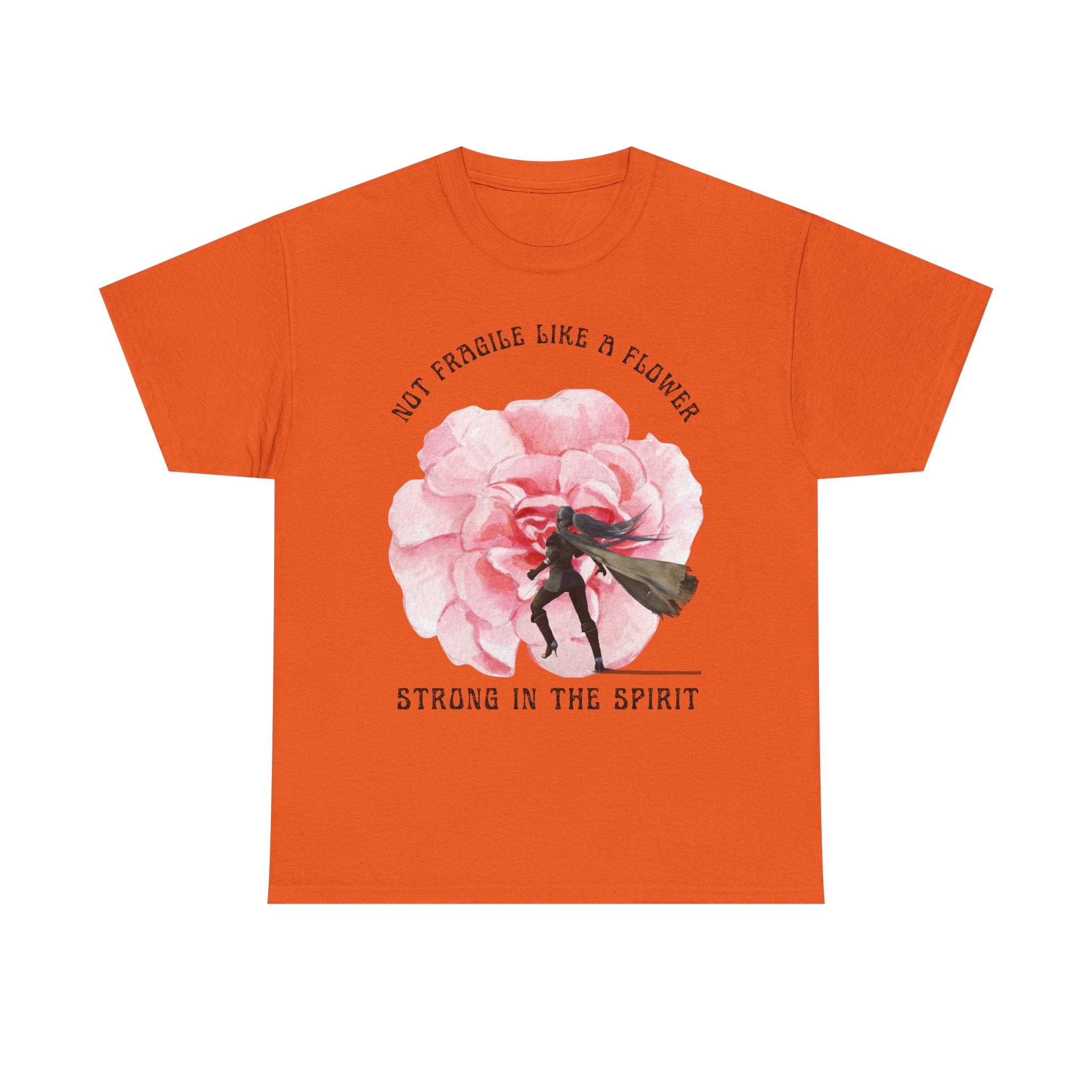 Floral Empowerment Tee, Not Fragile Like a Flower, Strong in the Spirit Shirt, Inspirational Unisex T-Shirt, Gift for Women, [...]