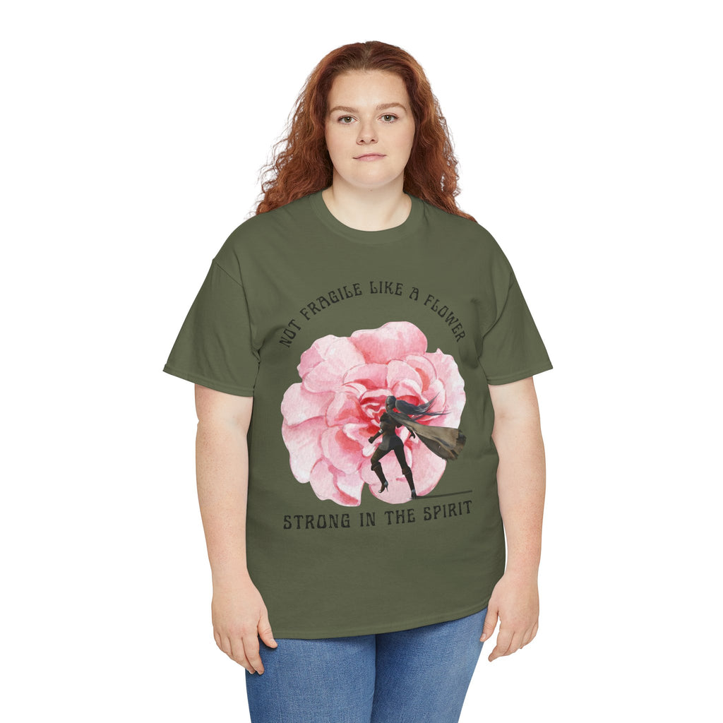 Floral Empowerment Tee, Not Fragile Like a Flower, Strong in the Spirit Shirt, Inspirational Unisex T-Shirt, Gift for Women, [...]