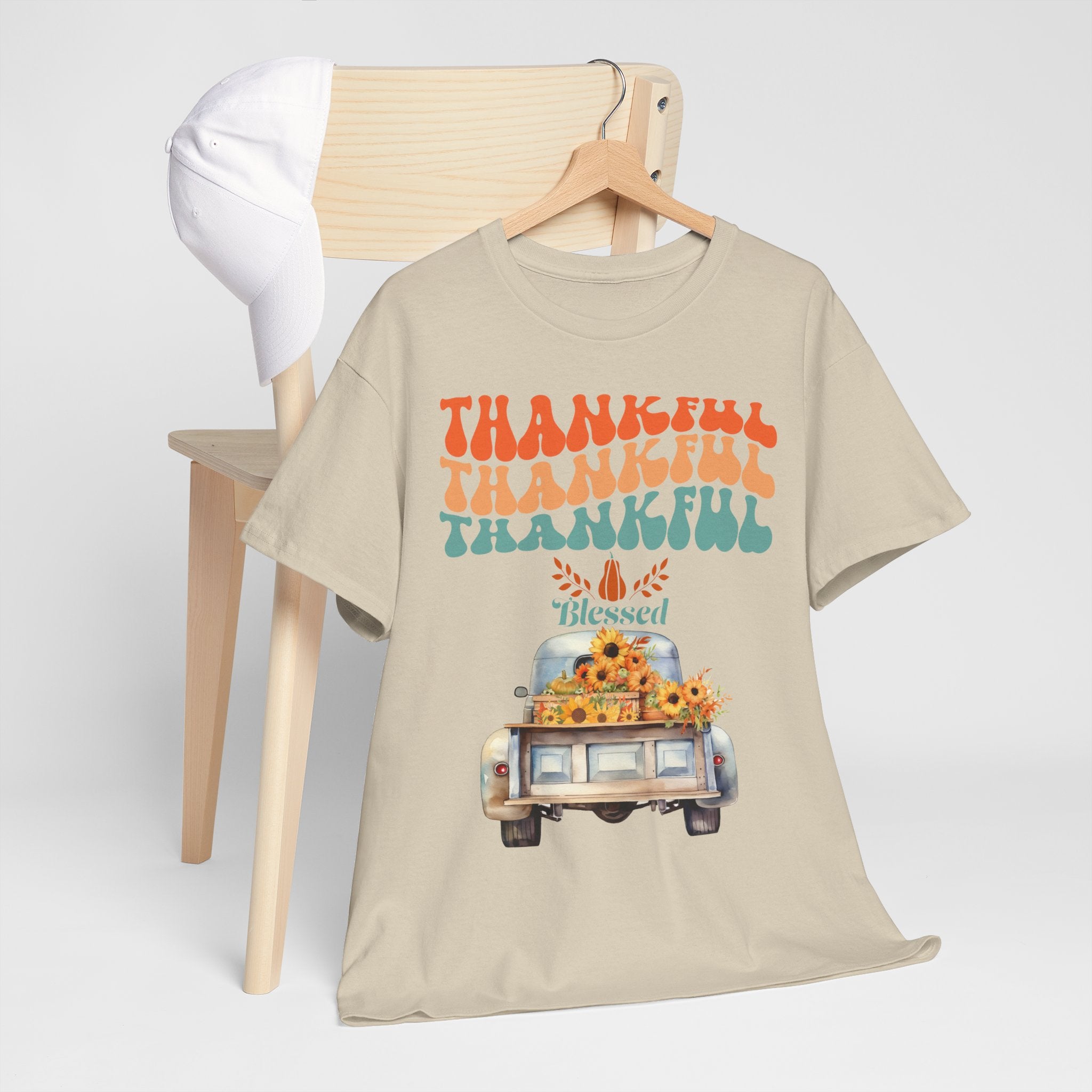 Thankful Vibes Unisex Tee - Perfect for Thanksgiving, Gratitude, Casual Wear, Gifts, Summer Days
