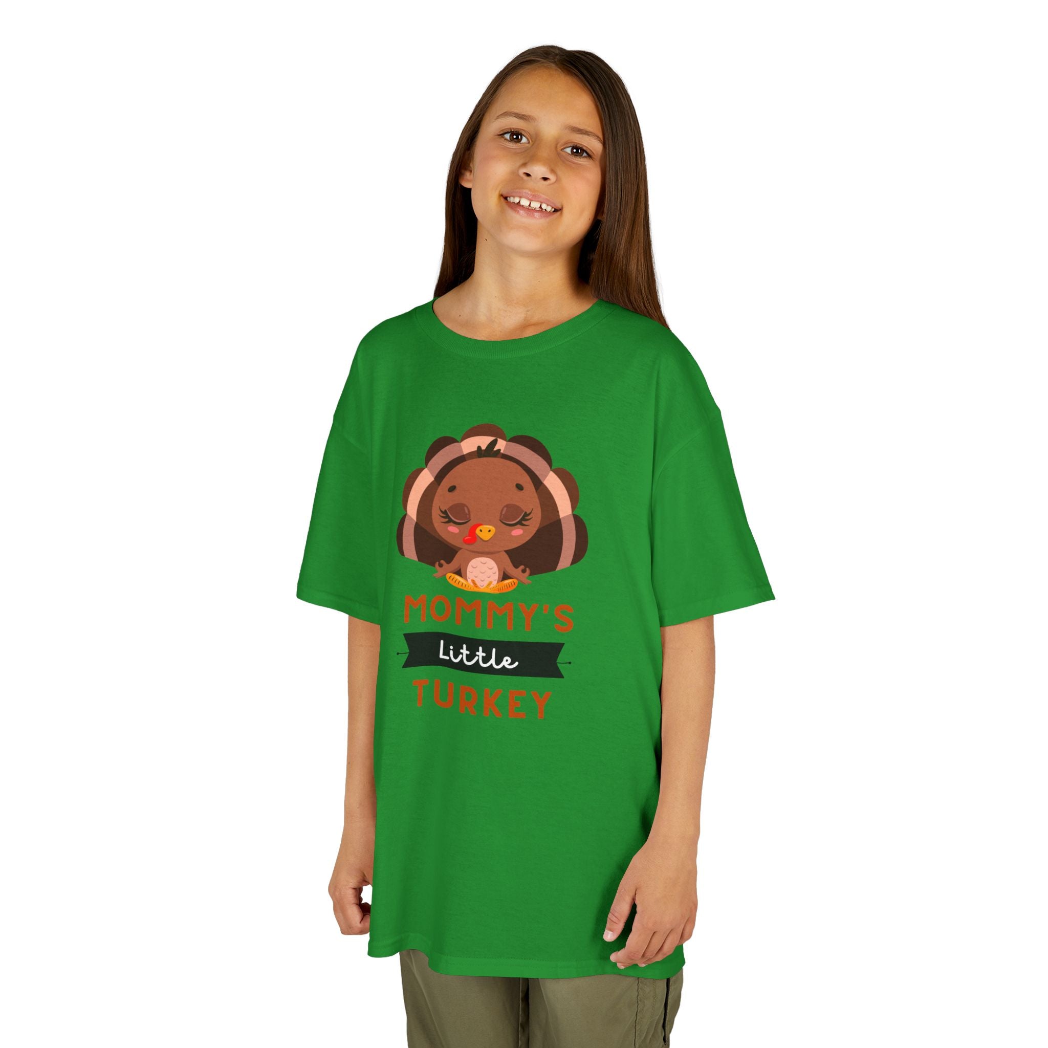 Kids Thanksgiving Tee, Mommy's Little Turkey Shirt, Fall Holiday Outfit, Thanksgiving Gift, Adorable Kids Fashion