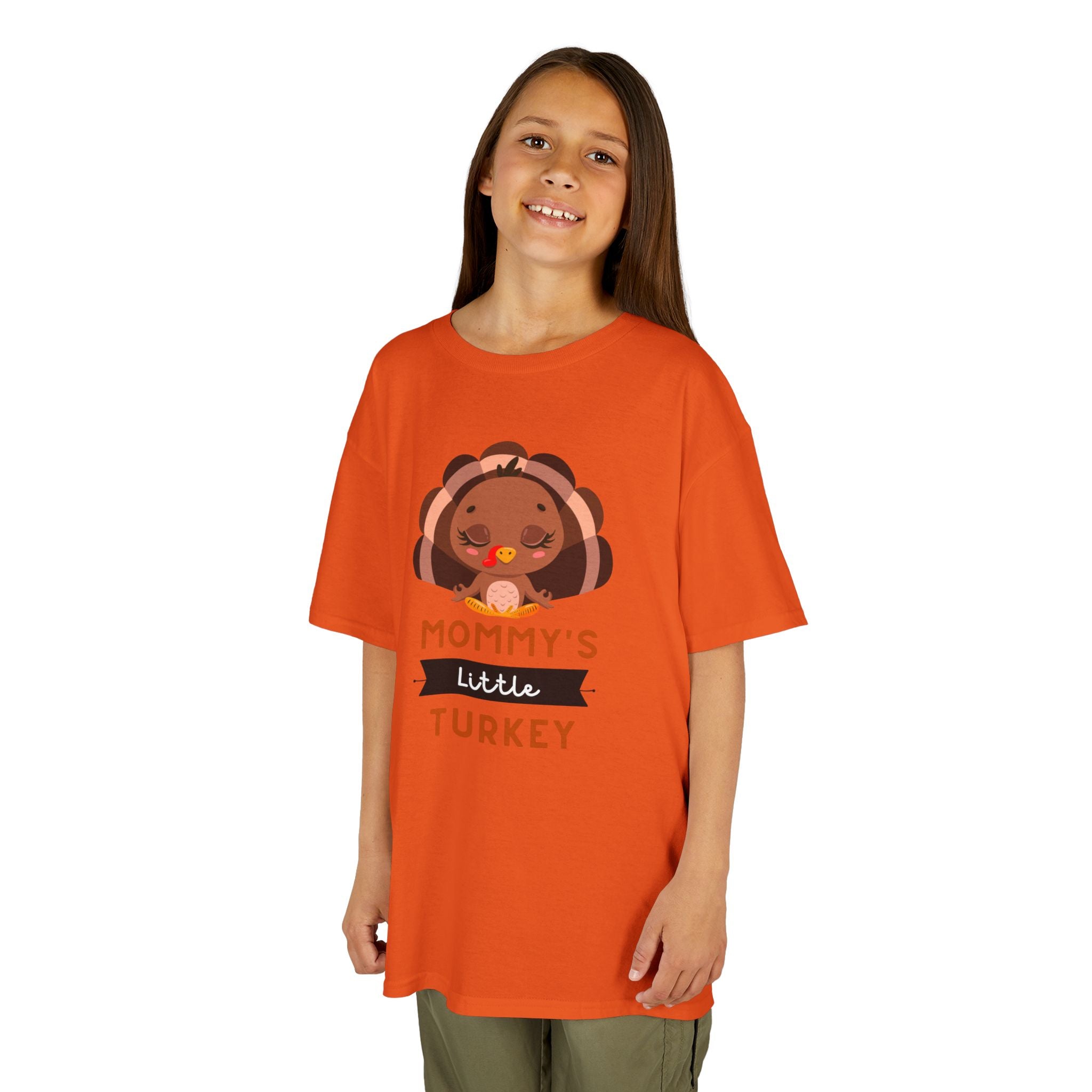 Kids Thanksgiving Tee, Mommy's Little Turkey Shirt, Fall Holiday Outfit, Thanksgiving Gift, Adorable Kids Fashion