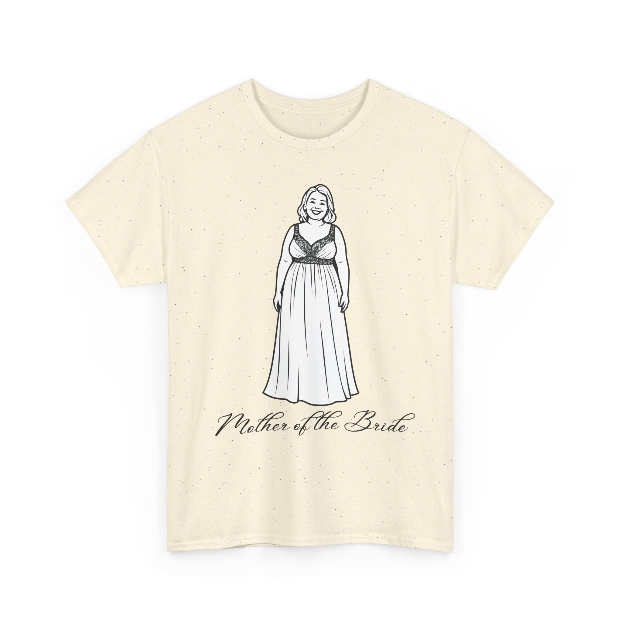 Mother of the Bride Tee, Plus Size Wedding Shirt, Unisex Cotton T-Shirt, Bridal Party Gift, Fun Wedding Day Apparel
