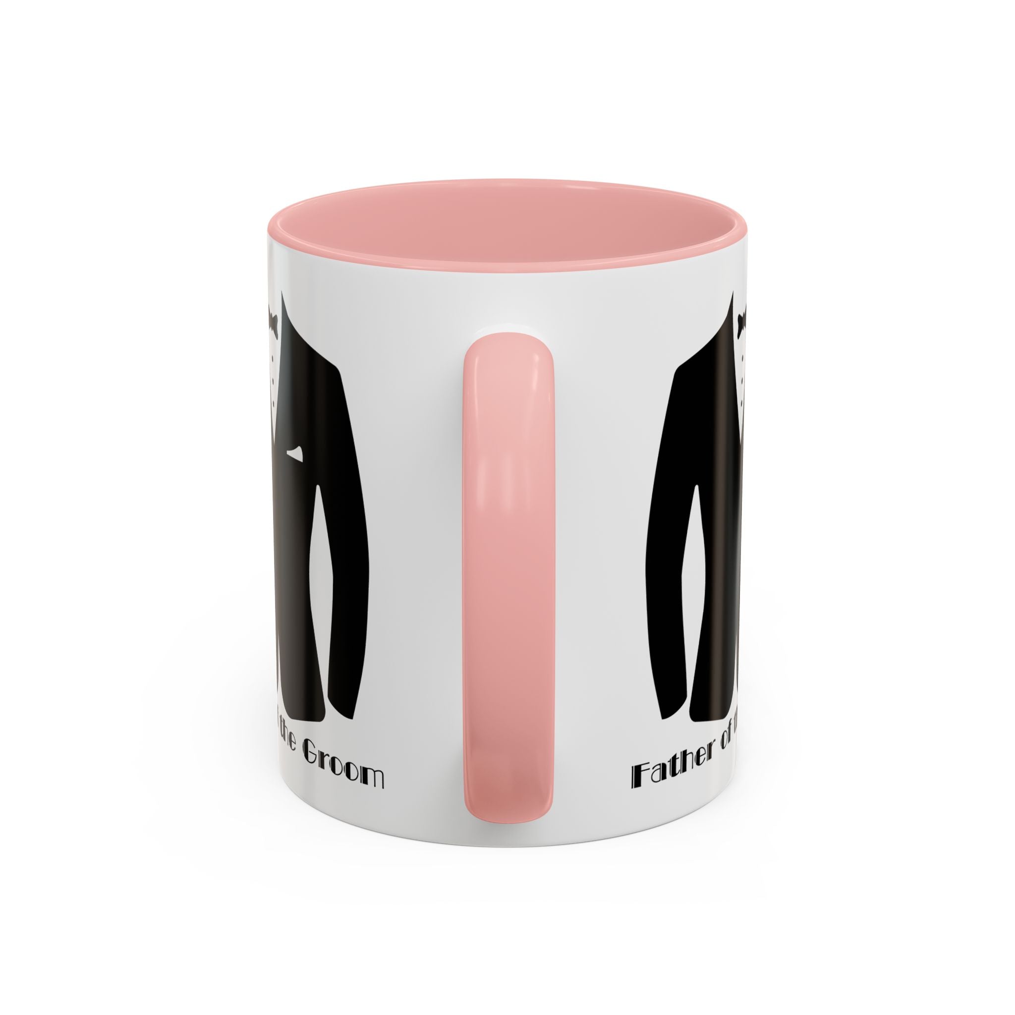 Father of the Groom Accent Coffee Mug 11/15 oz- Perfect Groomsmen Gift, Wedding Keepsake, Stylish Drinkware, Unique Wedding Favor