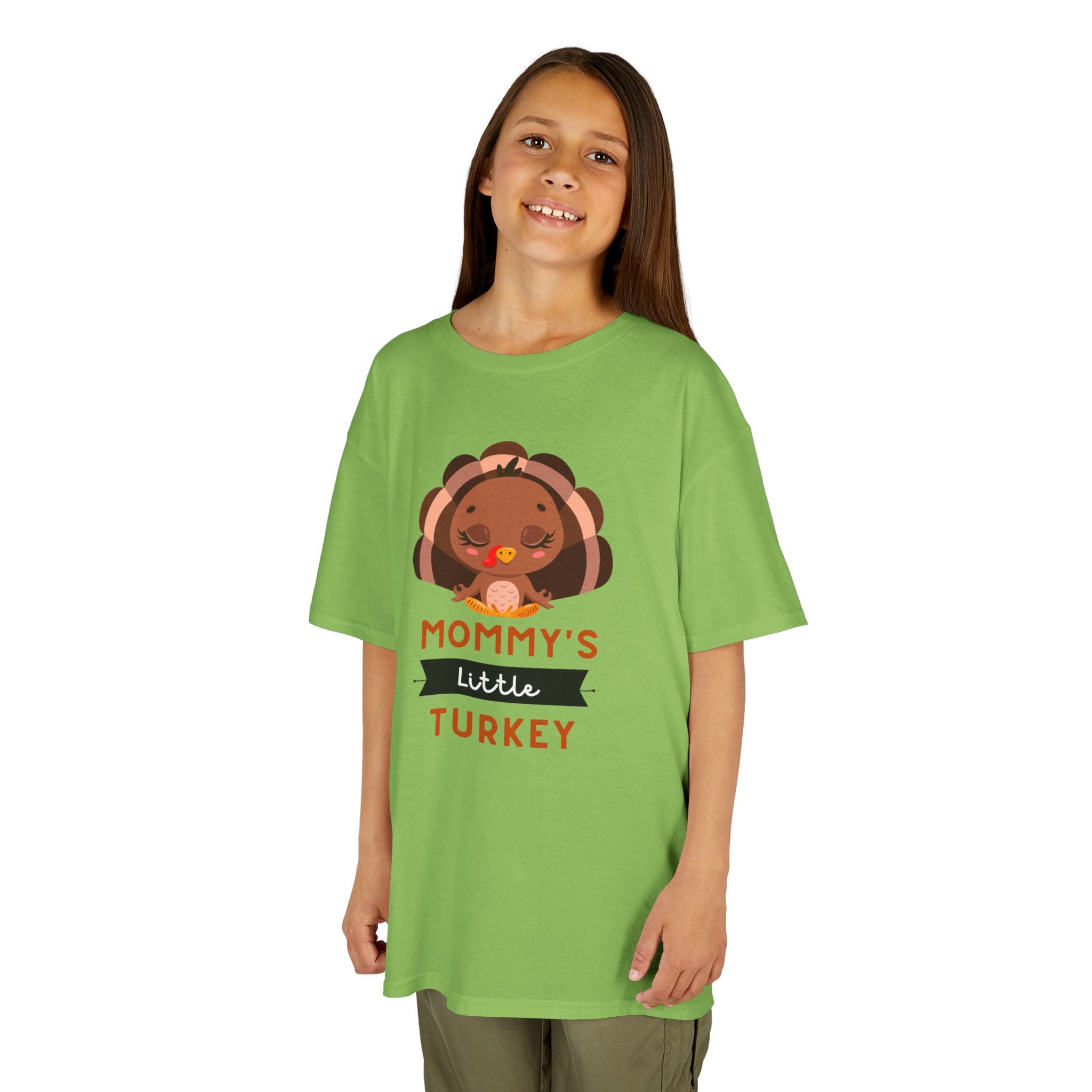 Kids Thanksgiving Tee, Mommy's Little Turkey Shirt, Fall Holiday Outfit, Thanksgiving Gift, Adorable Kids Fashion