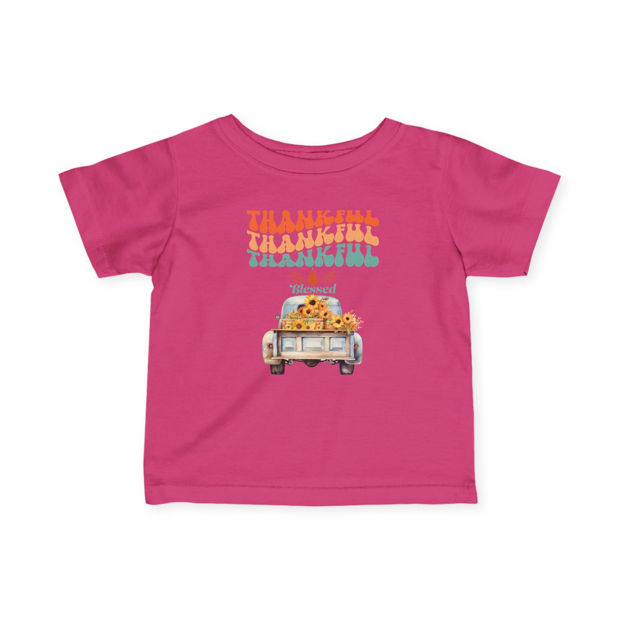 Thankful Infant T-Shirt, Cute Baby Tee, Thanksgiving Outfit, Fall Baby Clothing, Holiday Gift for Infants, Seasonal Wear