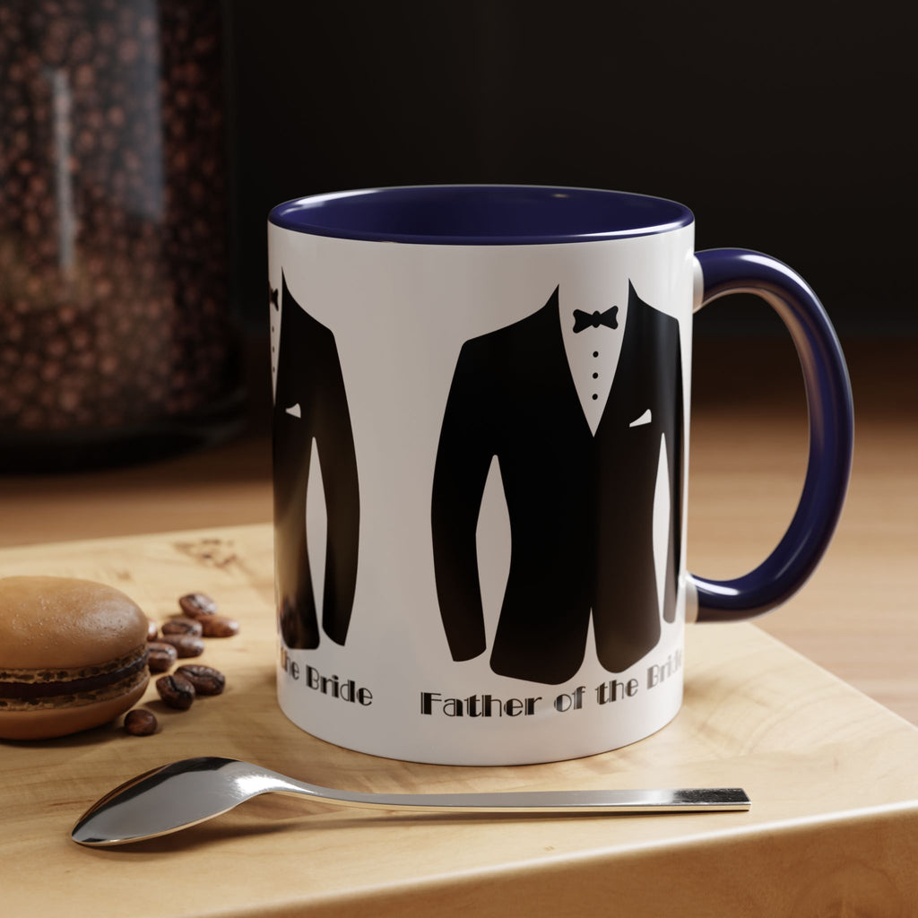Father of the Bride Mug  11, 15oz| Wedding Day Gift | Elegant Keepsake for Dad
