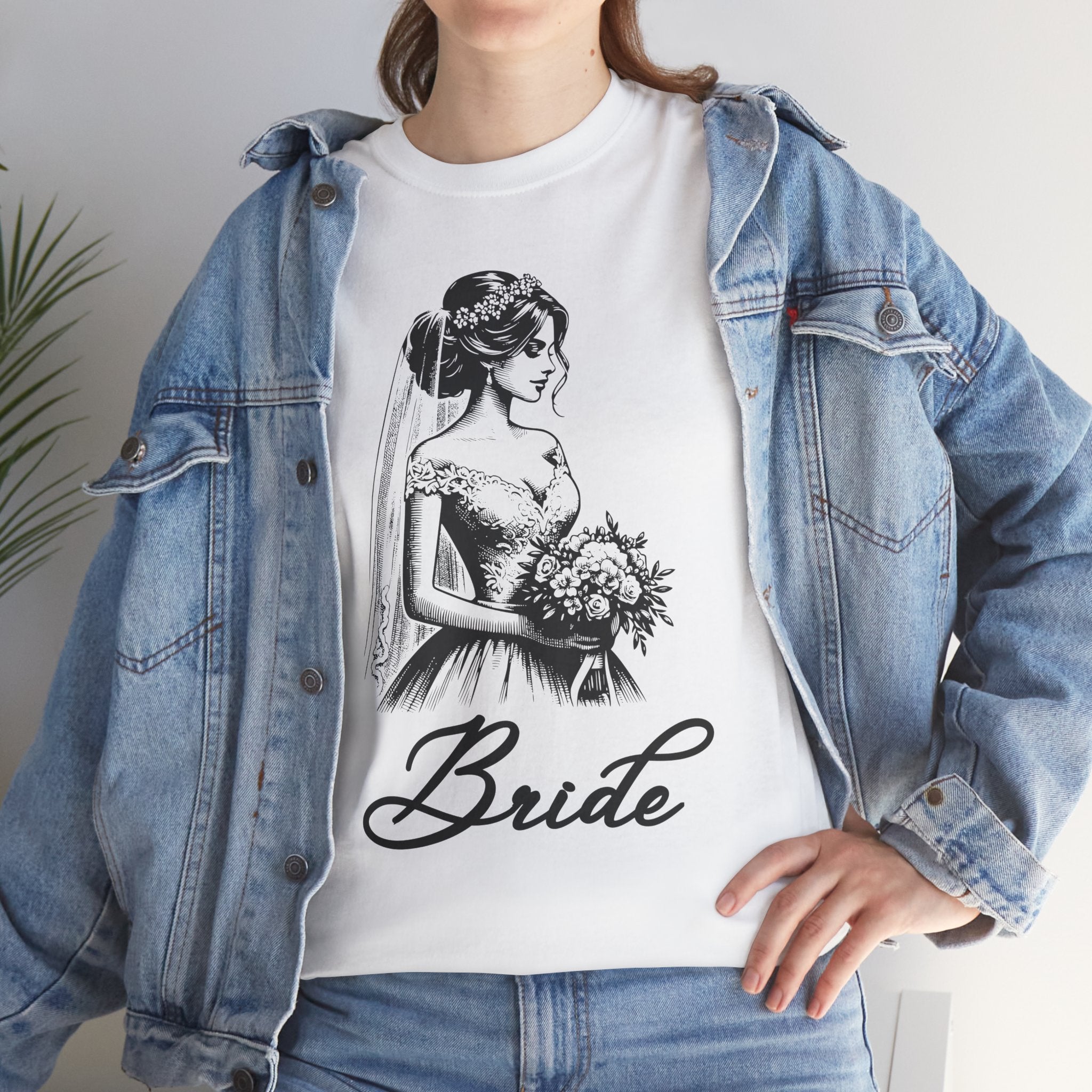 Bride Graphic Tee, Wedding Gift T-Shirt, Bridal Party Apparel, Engagement Celebration Shirt, Bride-to-Be Outfit
