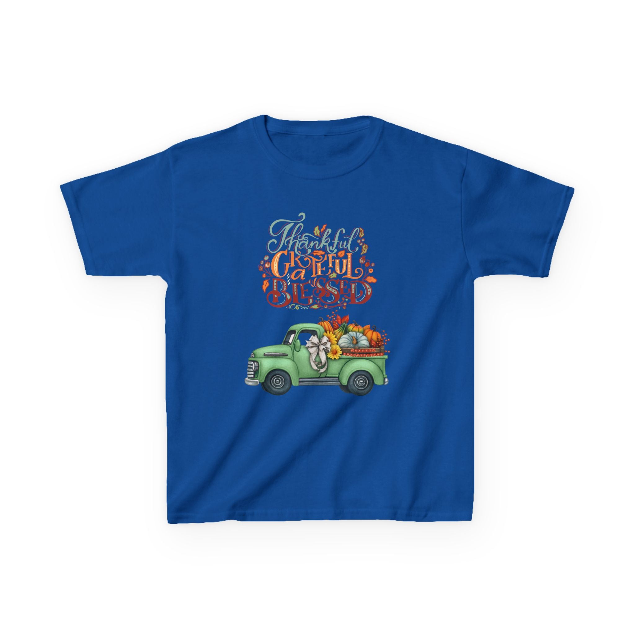 Blessed Fall Kids Tee, Adorable Autumn Shirt, Cute Harvest T-Shirt, Thanksgiving Gift for Kids, Comfy Cotton Youth Apparel