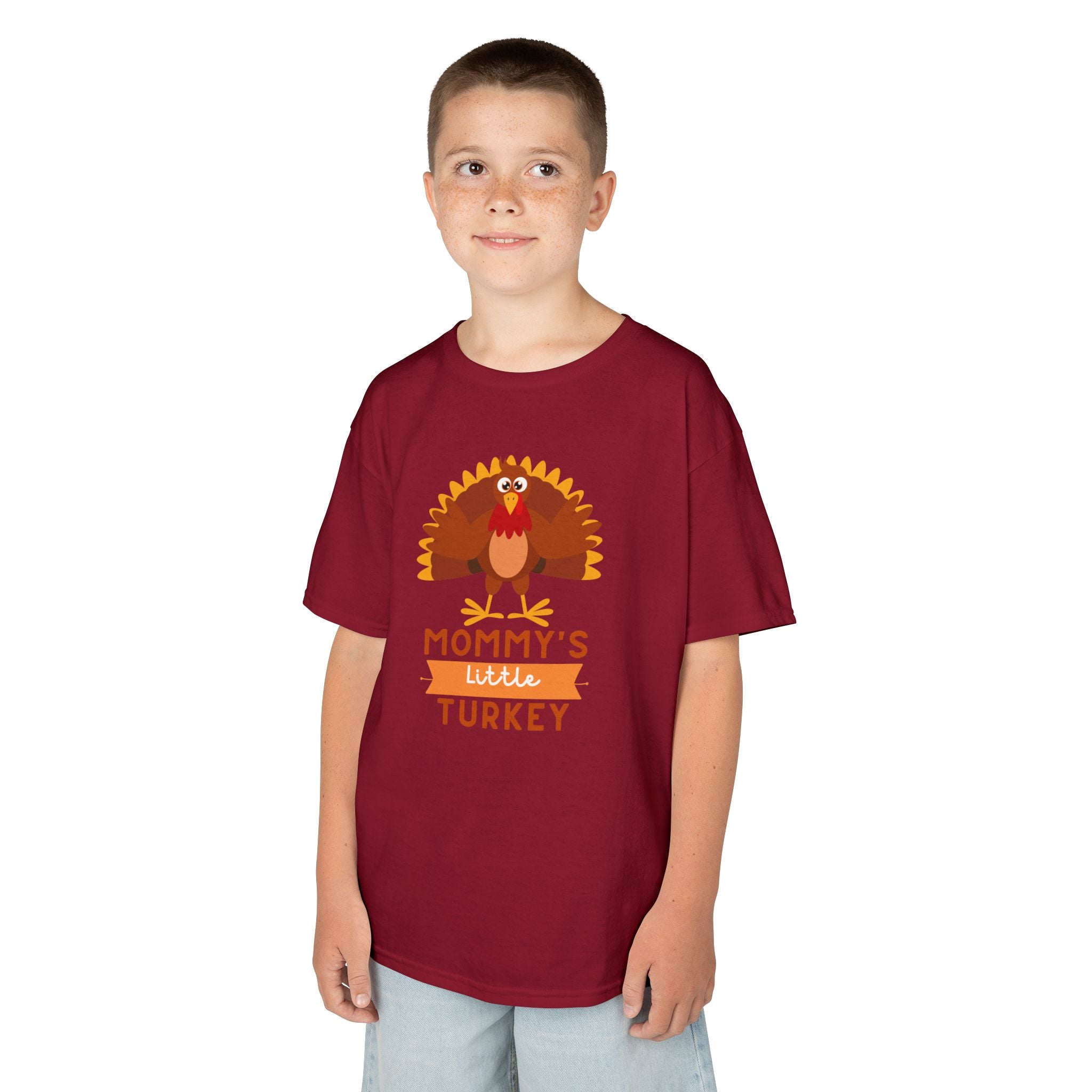 Mommy's Little Turkey Kids Tee - Thanksgiving Gift, Holiday Apparel, Cute Kids Clothing, Family Gathering, Kid's Casual Wear