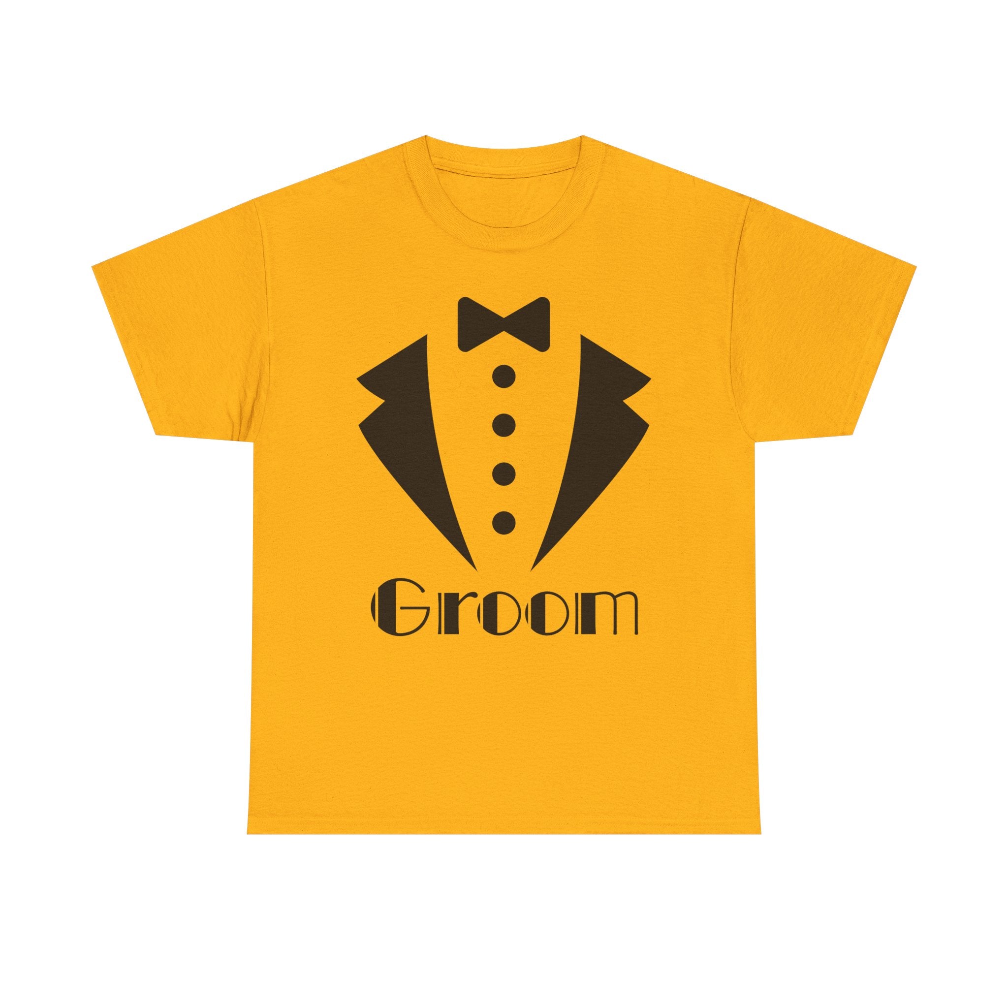 Groom T-Shirt - Unisex Heavy Cotton Tee for Weddings, Bachelor Parties, Groomsmen Gifts, Engagements, Bridal Showers