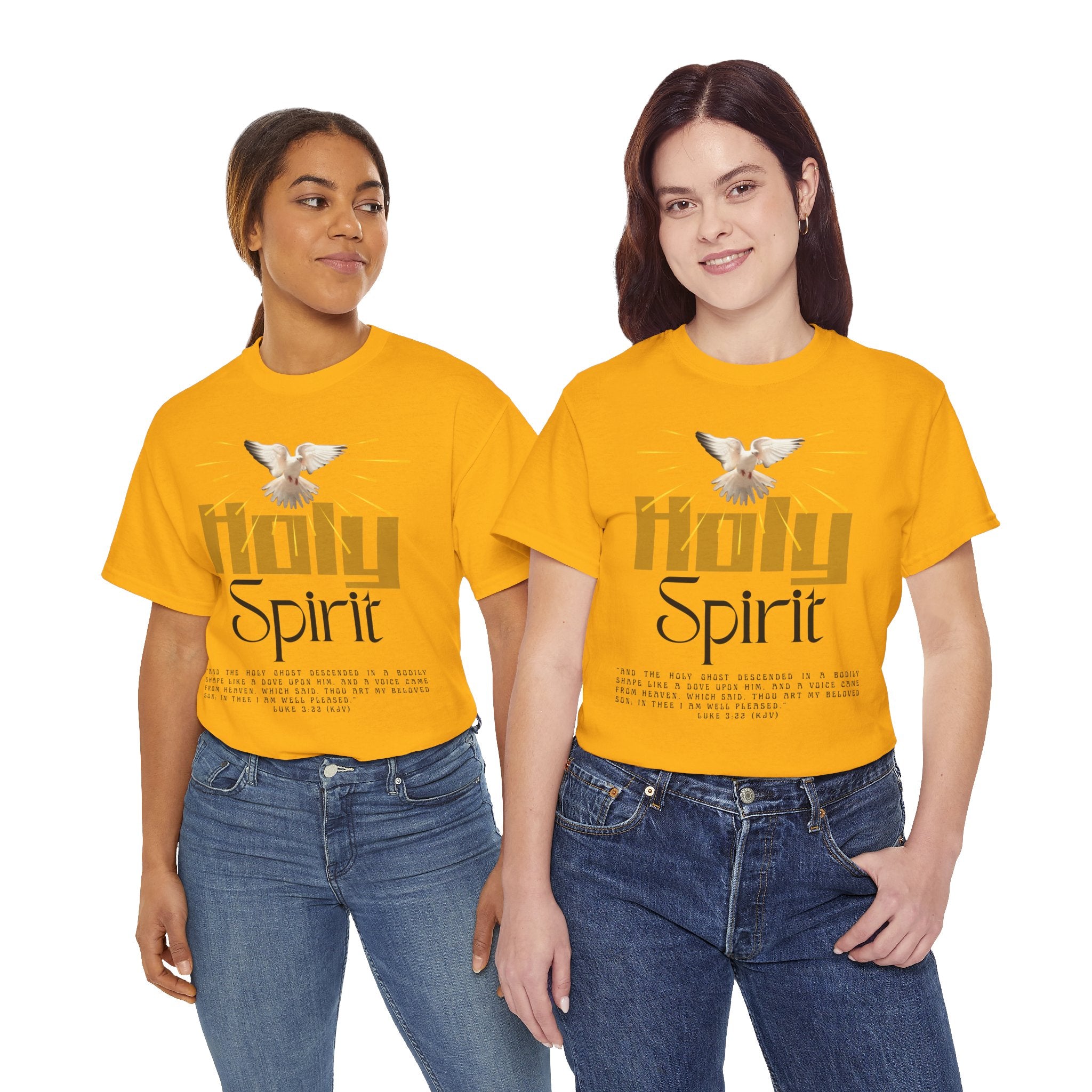 Christian T-shirts, Holy Spirit Unisex Heavy Cotton Tee, Inspirational T-Shirt for Faith Celebration, Christian Gift, Spiritual Attire, Religious Apparel