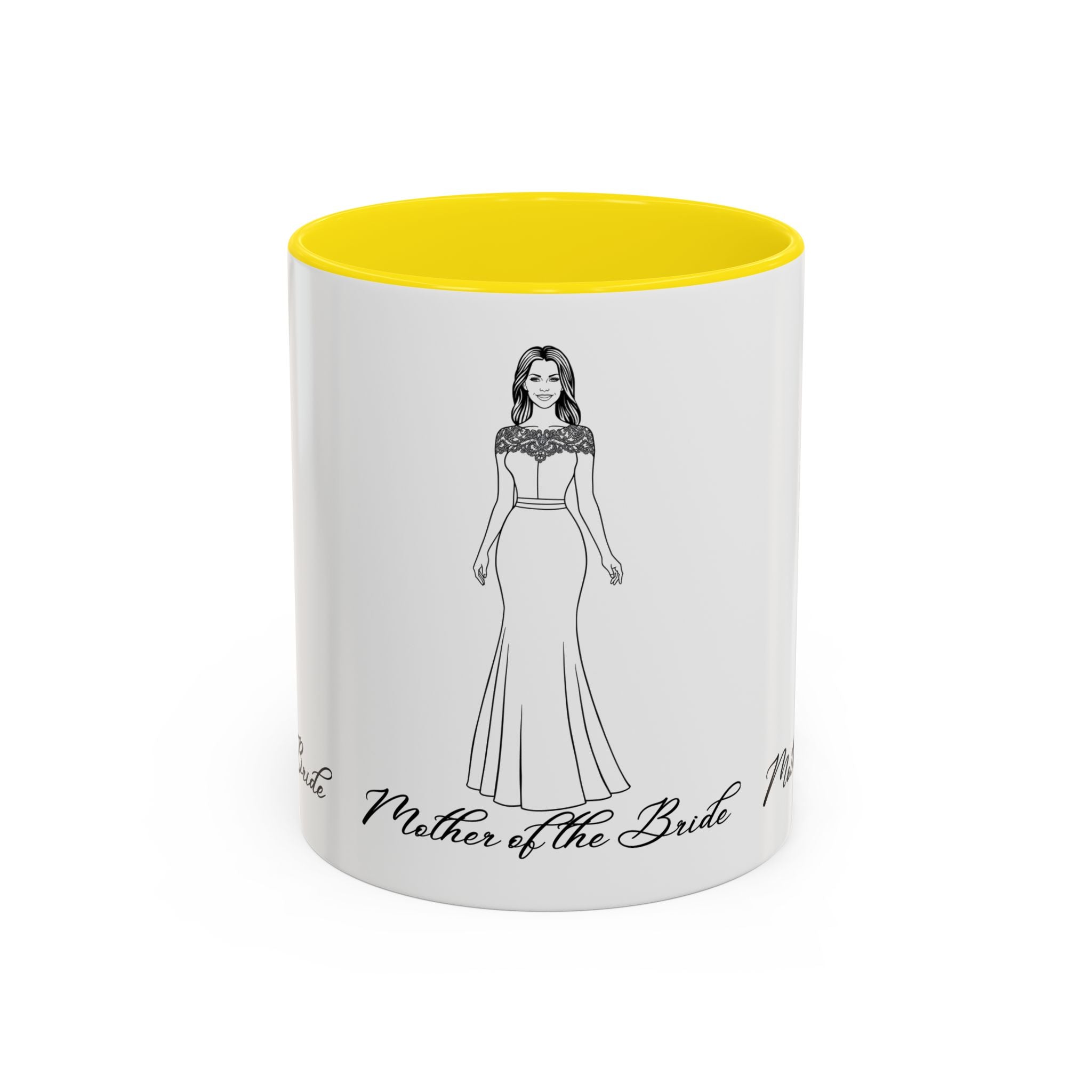 The Mother of the Bride- Accent Coffee Mug (11, 15oz)