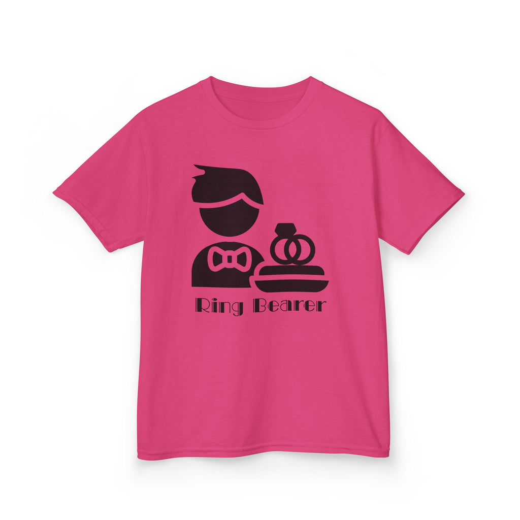 Kids Ring Bearer Tee - Perfect for Weddings, Flower Girl Outfits, Cute Kid’s Apparel, Wedding Party Shirts, Kids Event T-Shirt