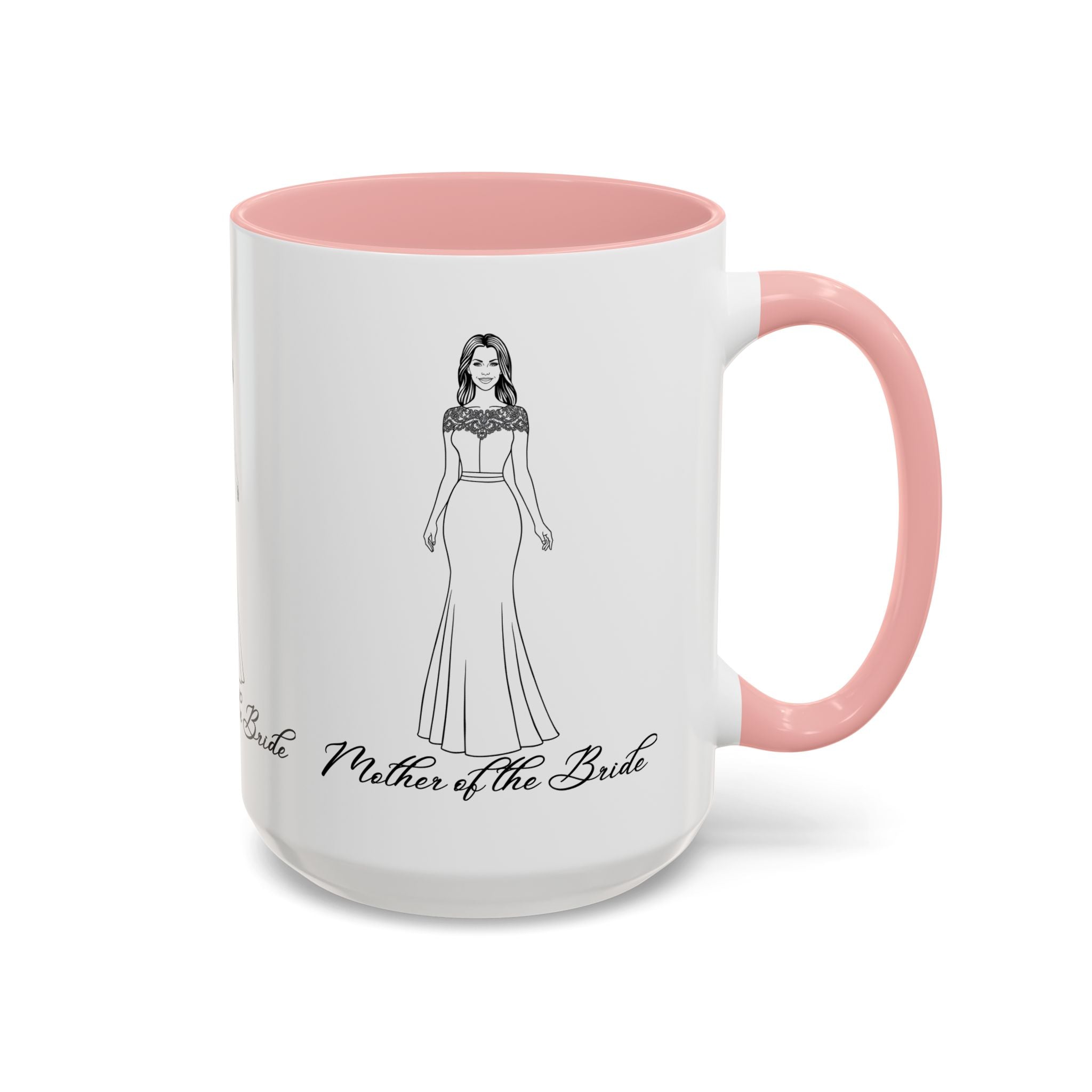 The Mother of the Bride- Accent Coffee Mug (11, 15oz)